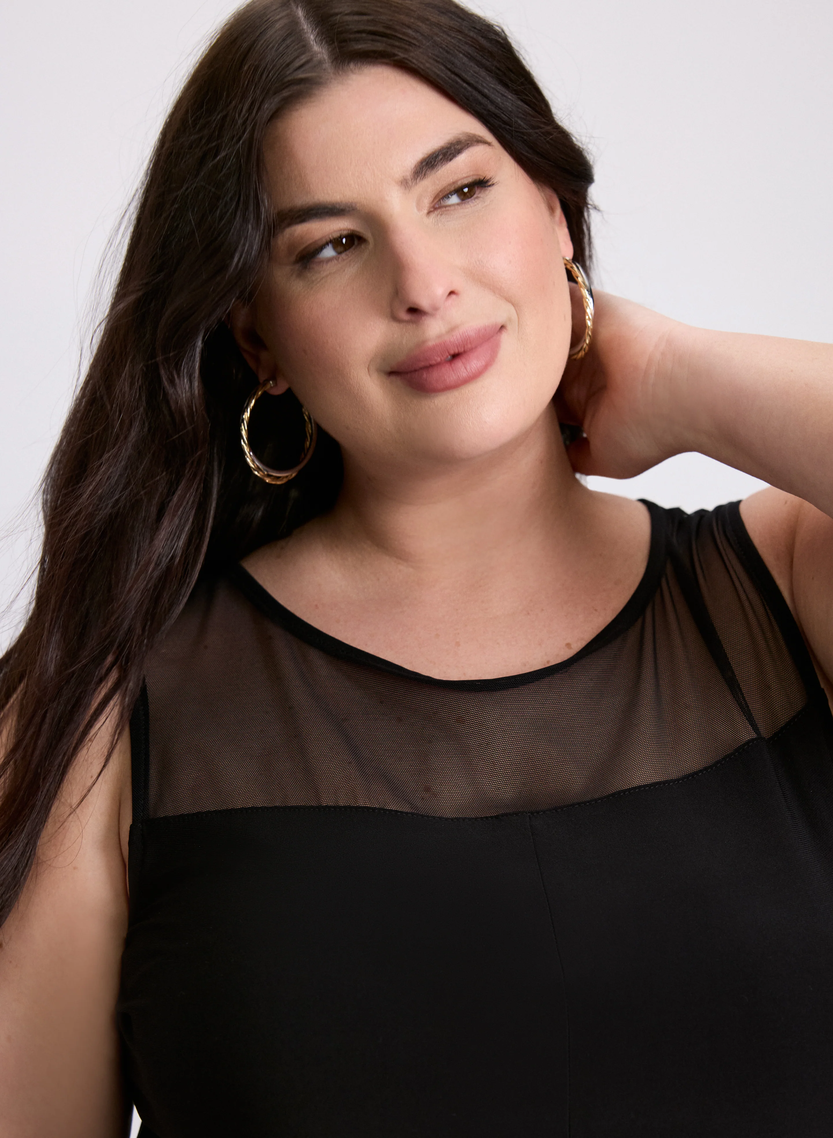 Joseph Ribkoff - Sleeveless Solid Tunic - Image 2