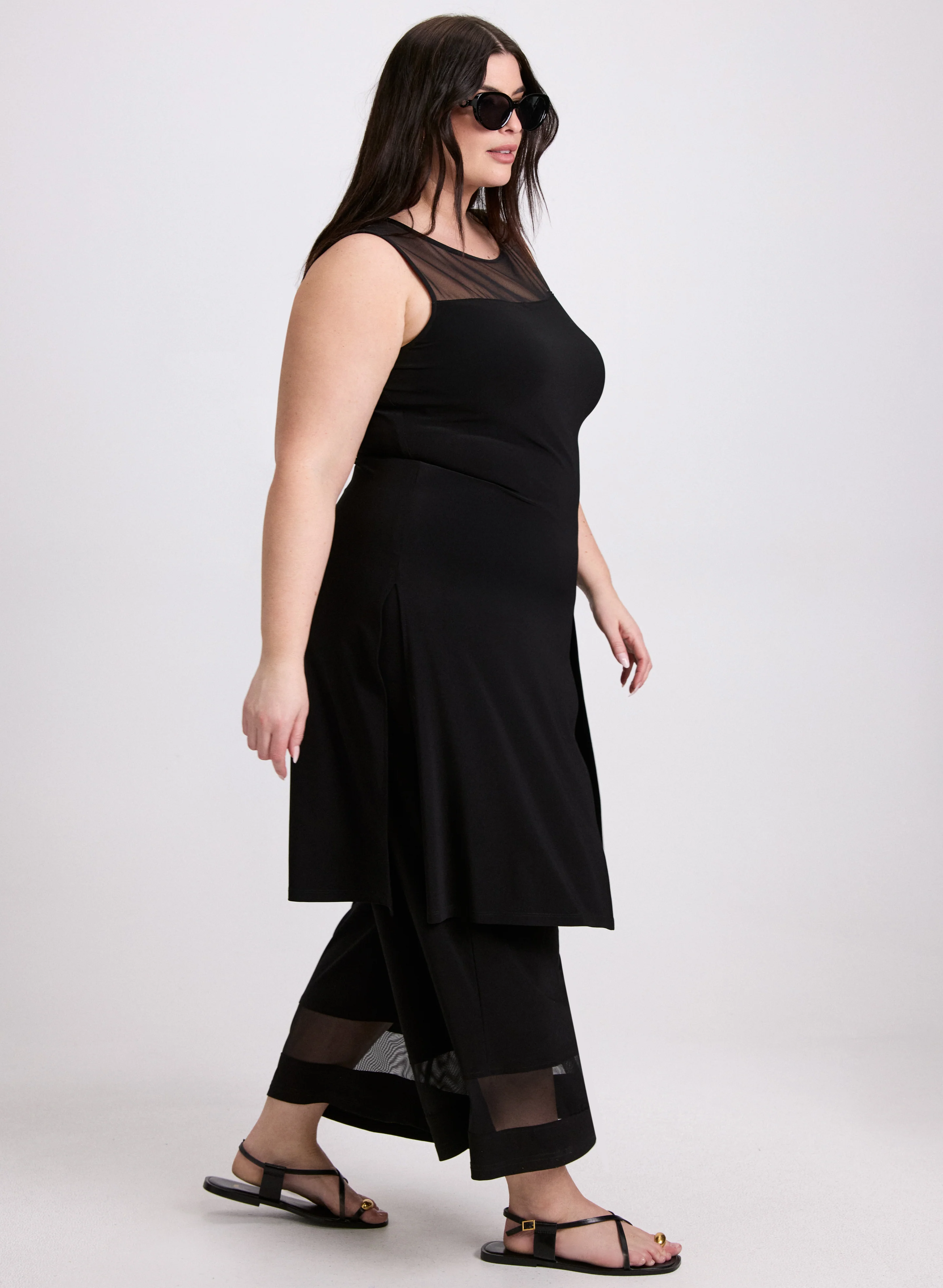 Joseph Ribkoff - Sleeveless Solid Tunic - Image 3