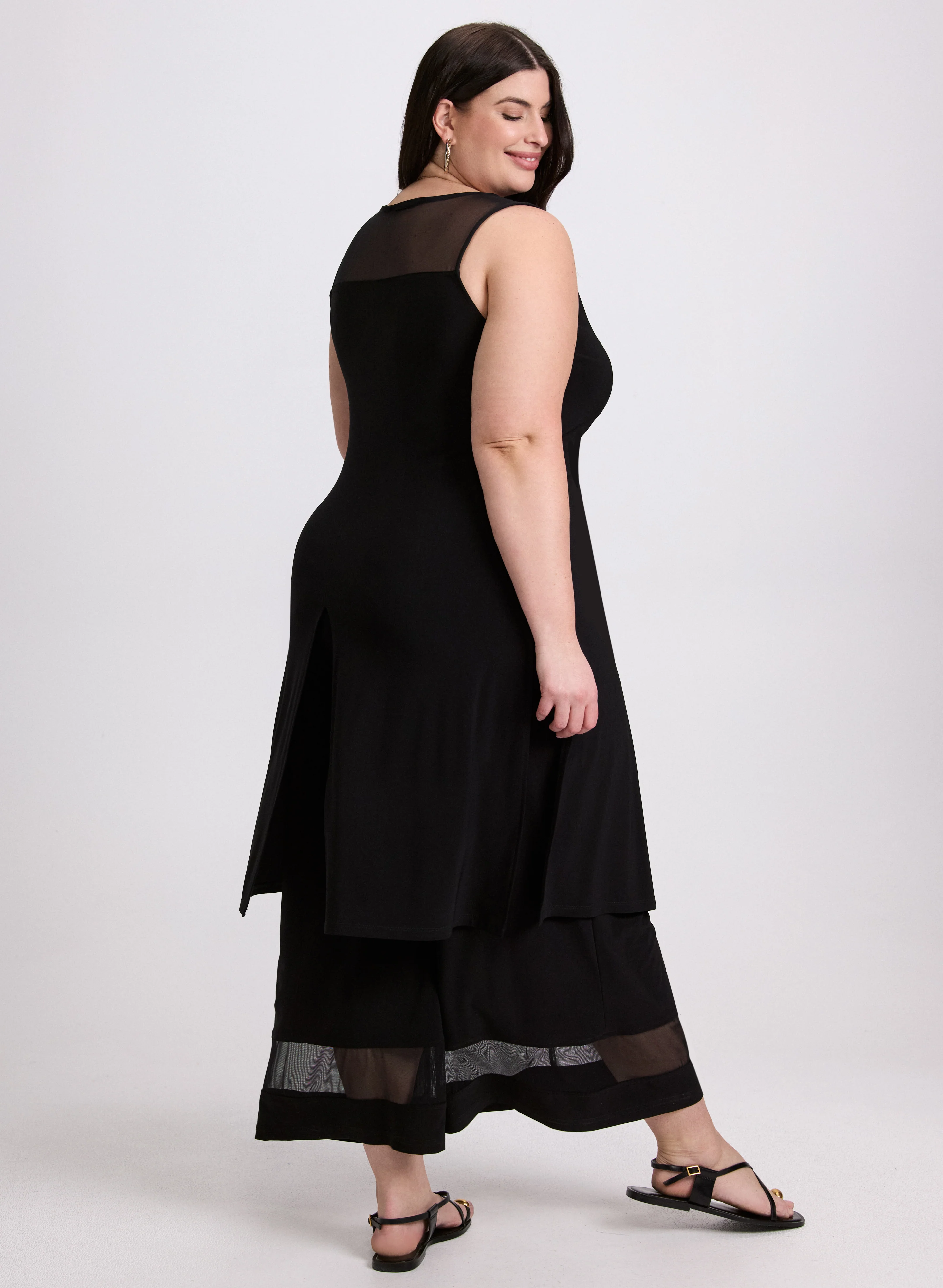 Joseph Ribkoff - Sleeveless Solid Tunic - Image 4