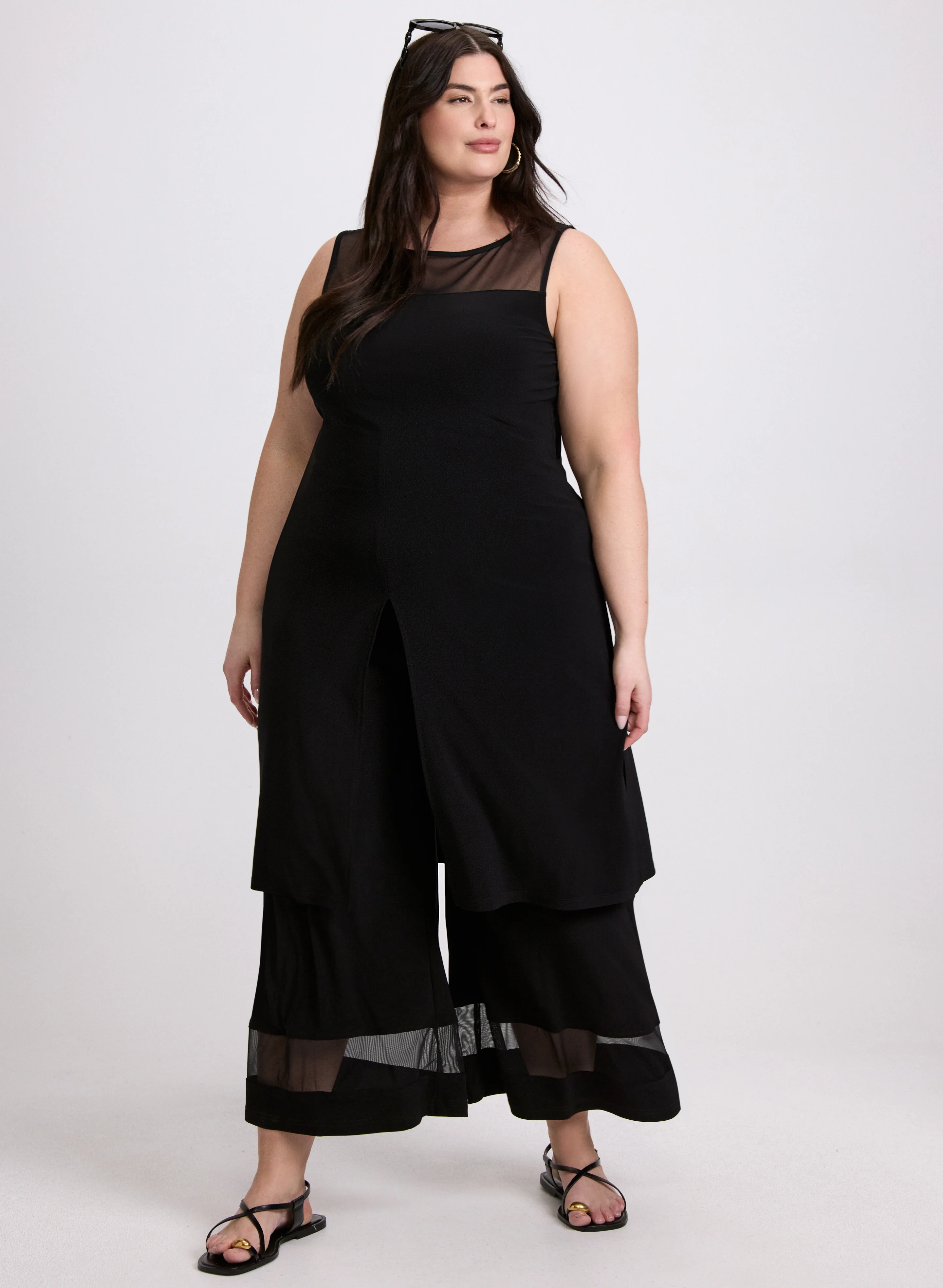 Joseph Ribkoff - Sleeveless Solid Tunic - Image 5