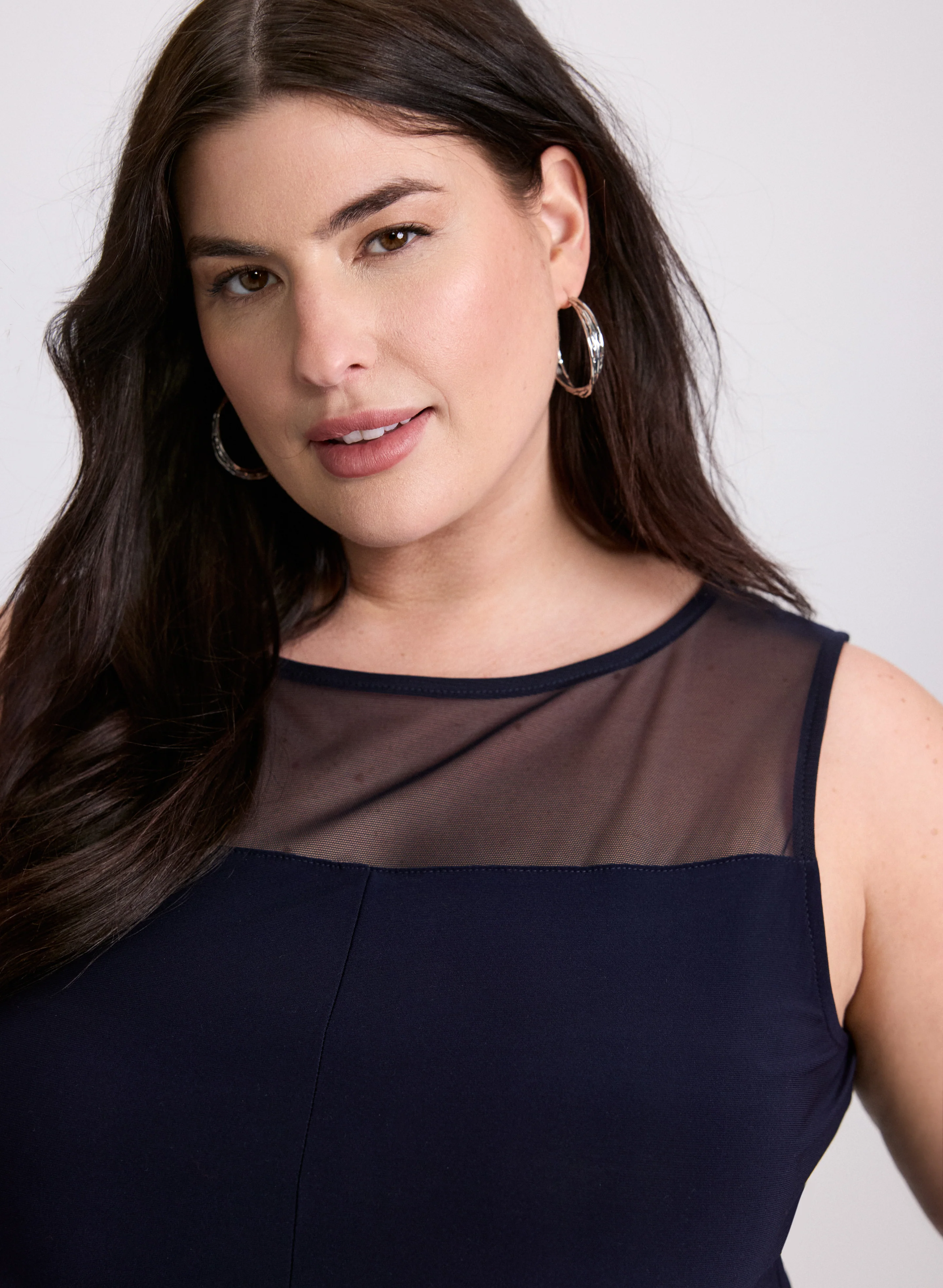 Joseph Ribkoff - Sleeveless Solid Tunic - Image 2
