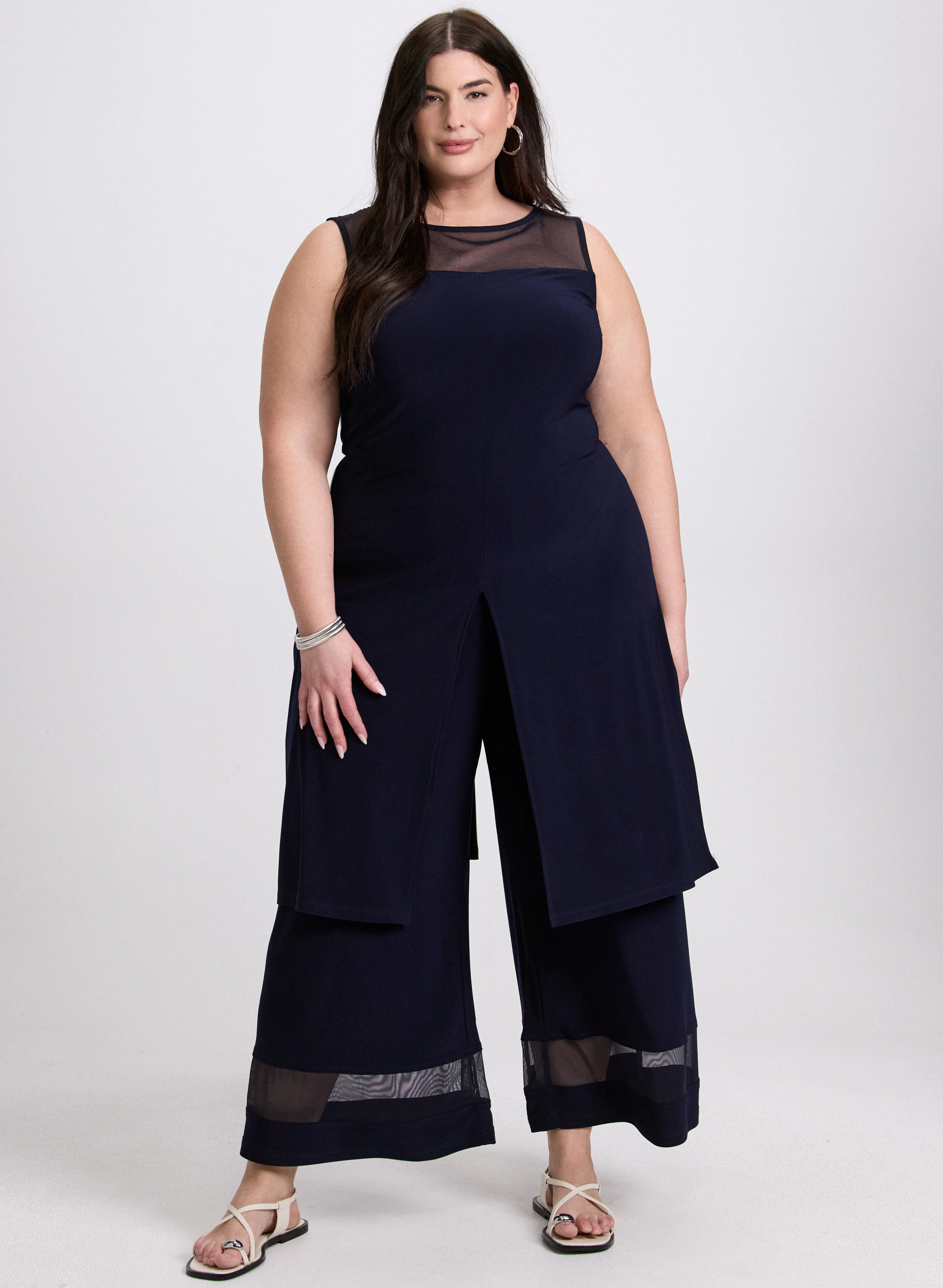Joseph Ribkoff - Sleeveless Solid Tunic - Image 3