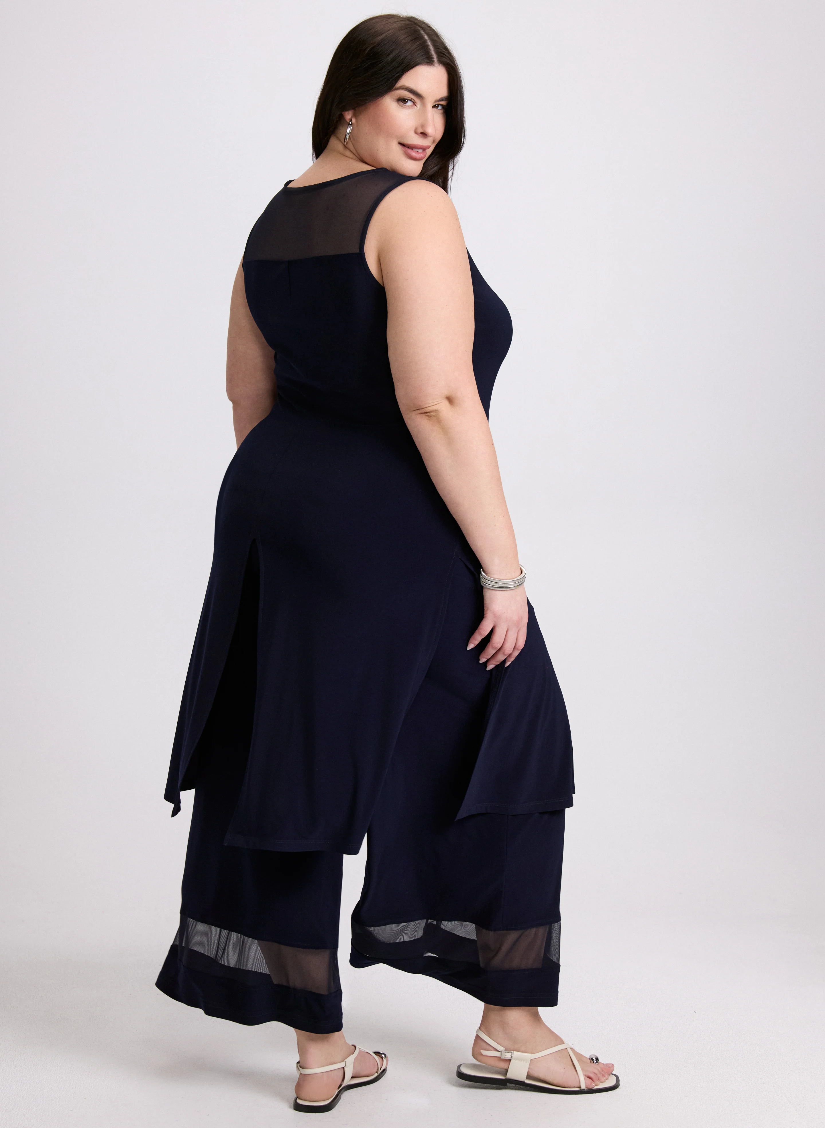 Joseph Ribkoff - Sleeveless Solid Tunic - Image 5
