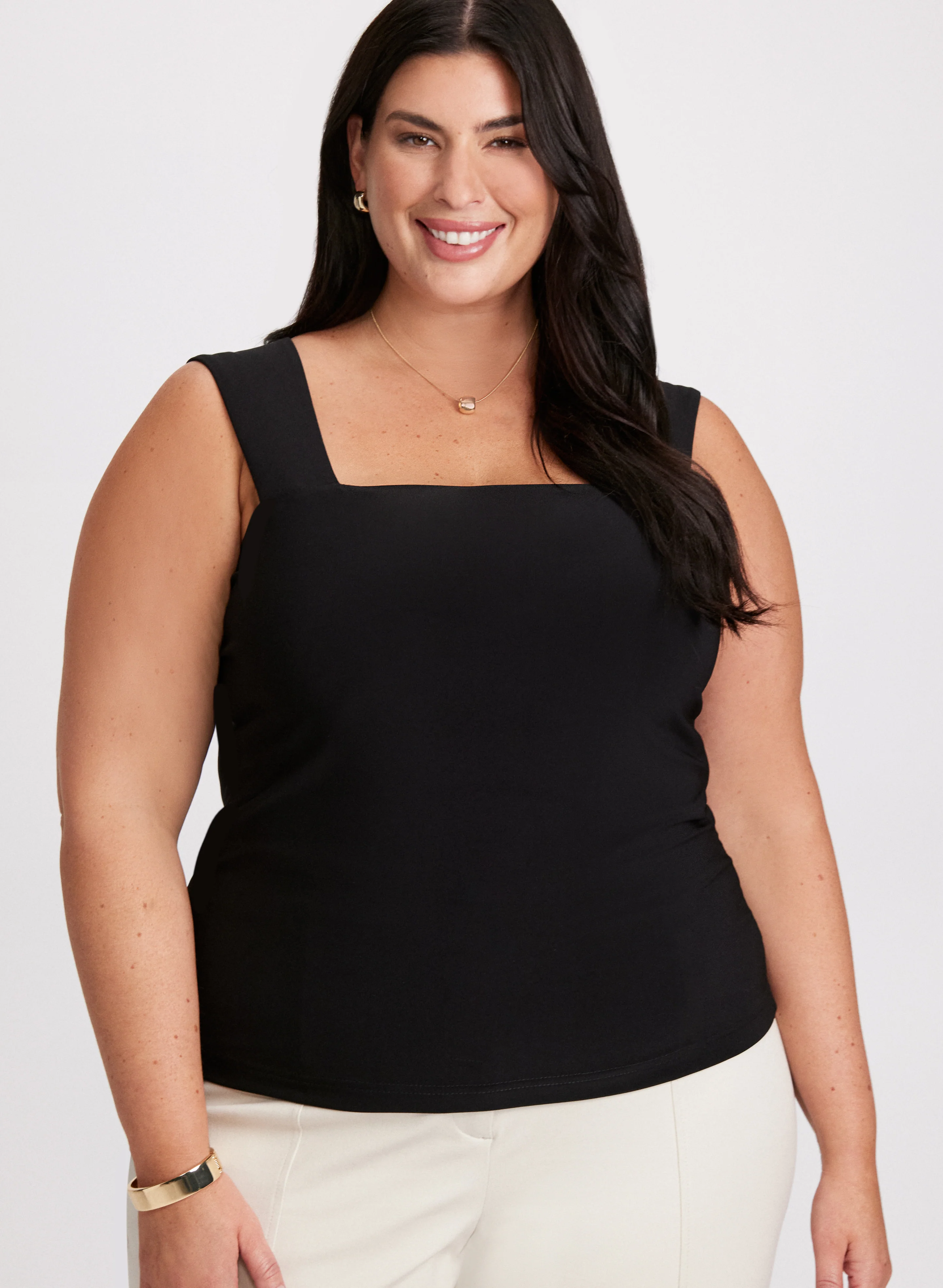 Joseph Ribkoff - Square Neck Tank Top - Image 5