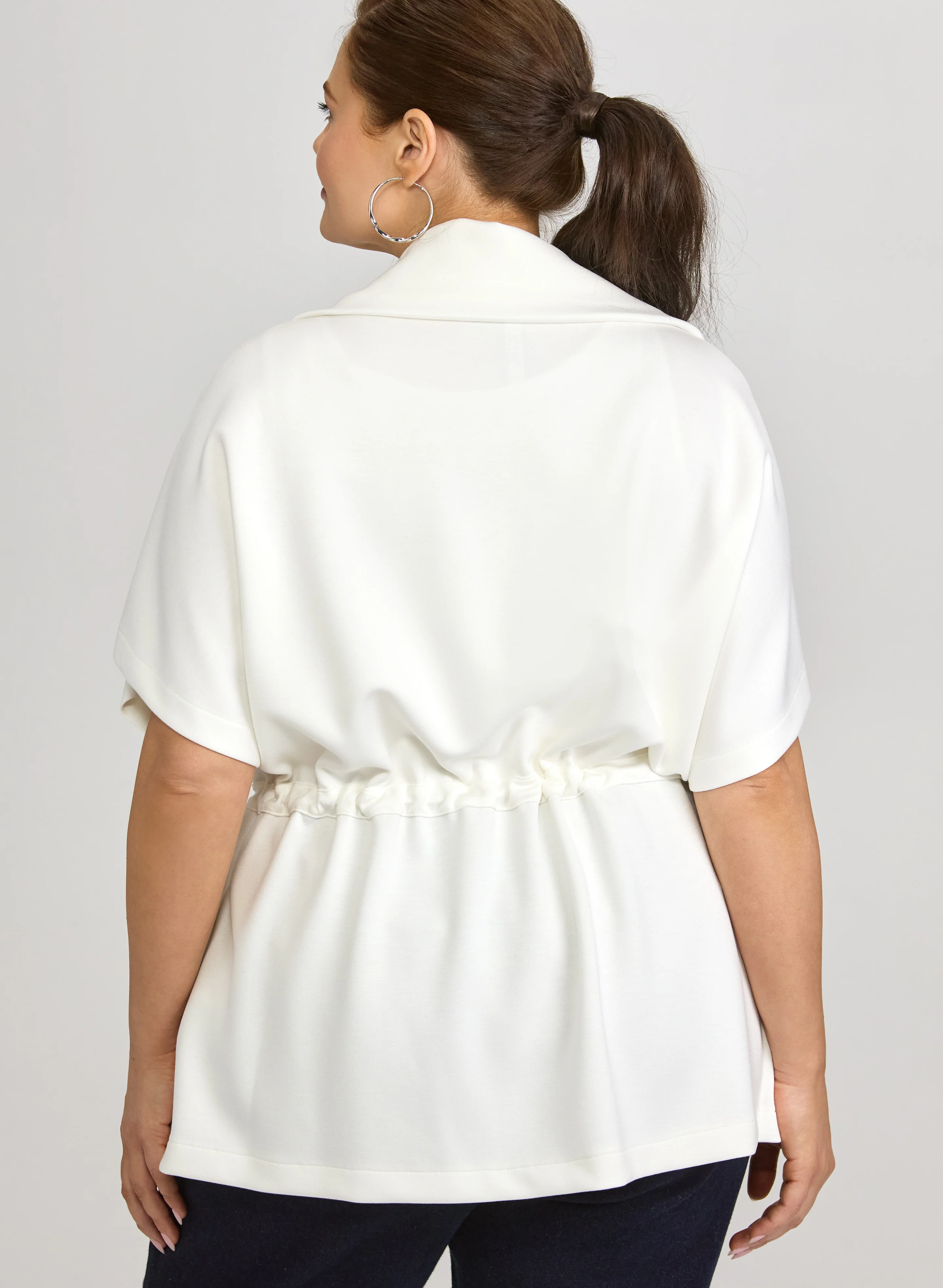 Joseph Ribkoff - Zip Front Scuba Top - Image 4