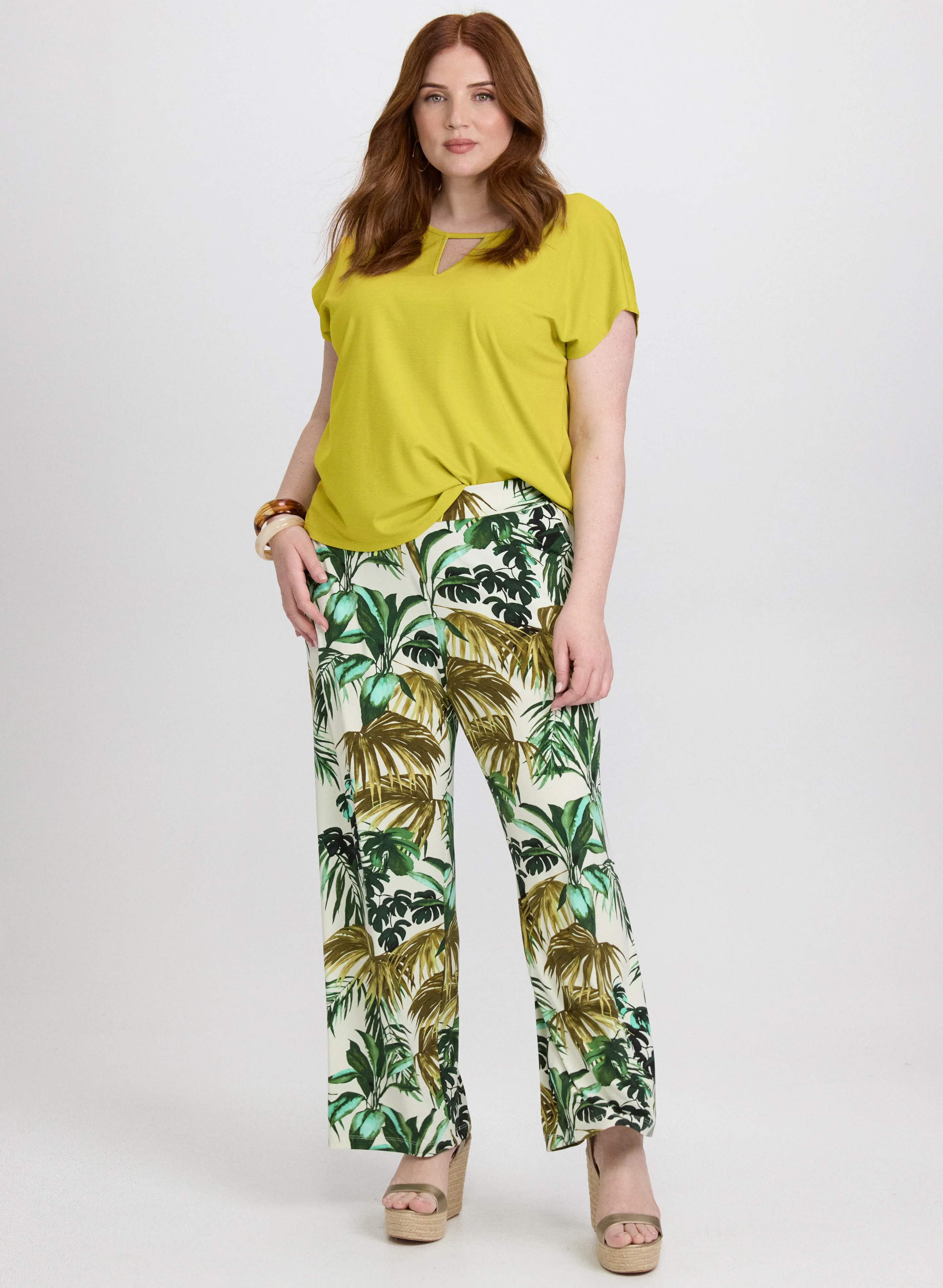 Keyhole Cut-Out T-Shirt - Image 3
