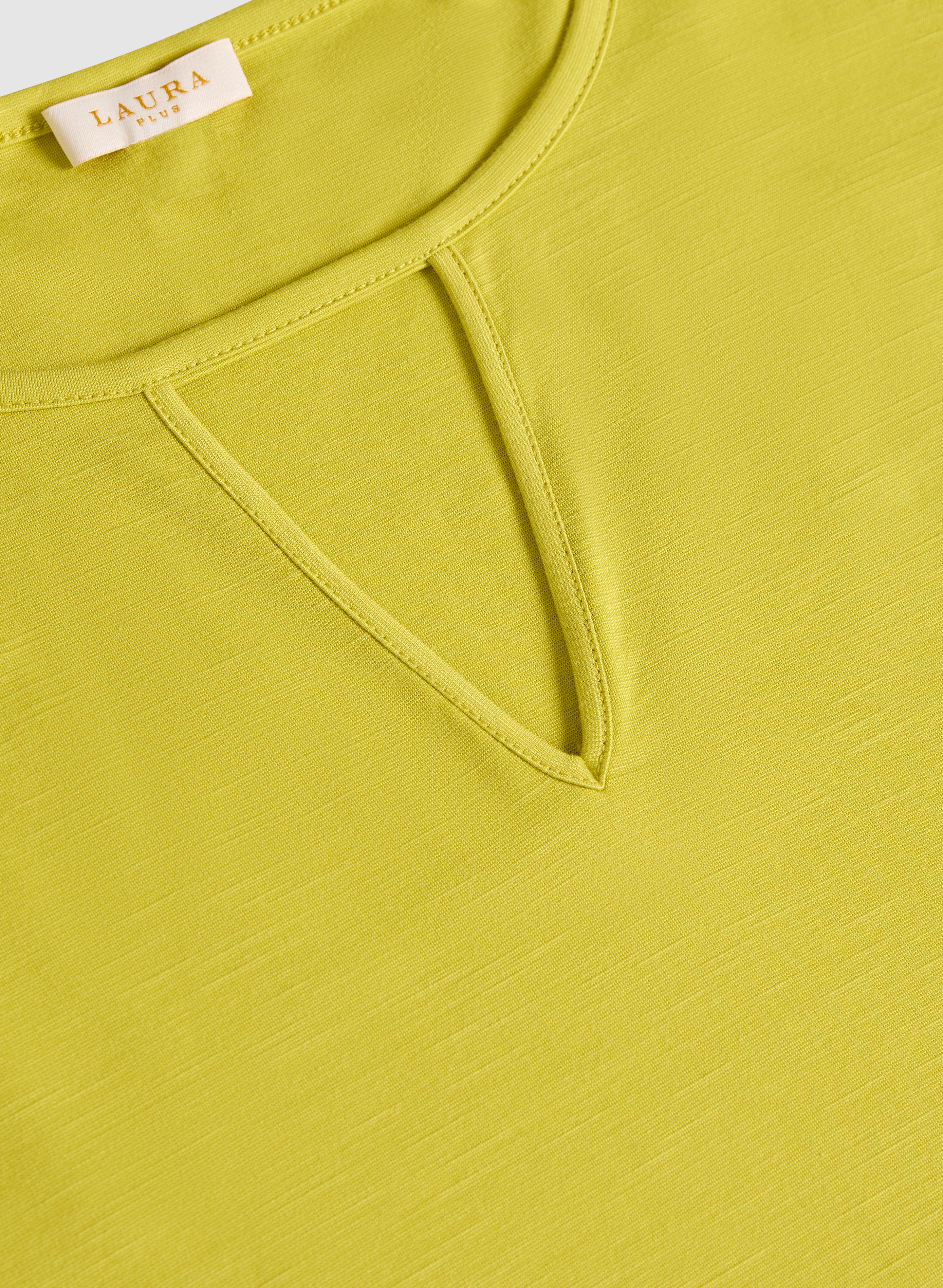 Keyhole Cut-Out T-Shirt - Image 7