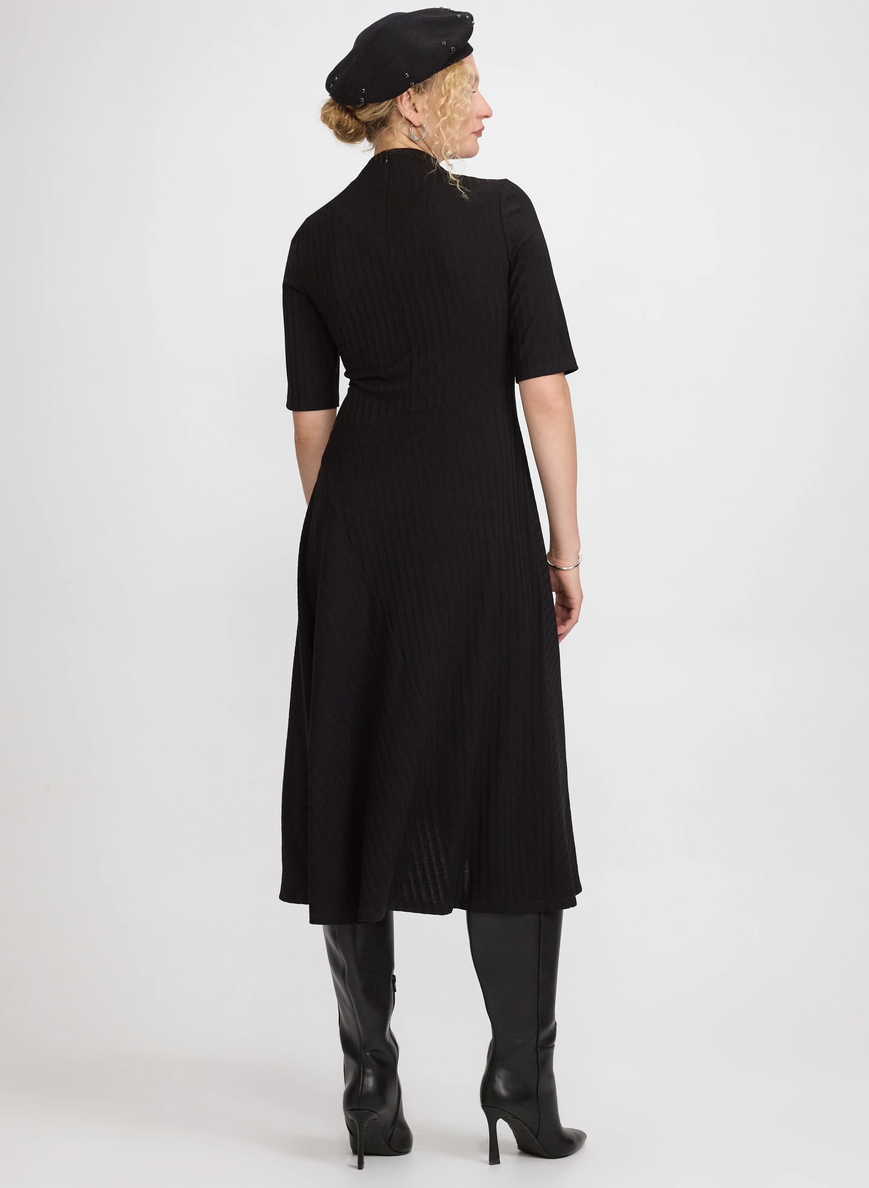 Knit Bias-Cut Dress - Image 4