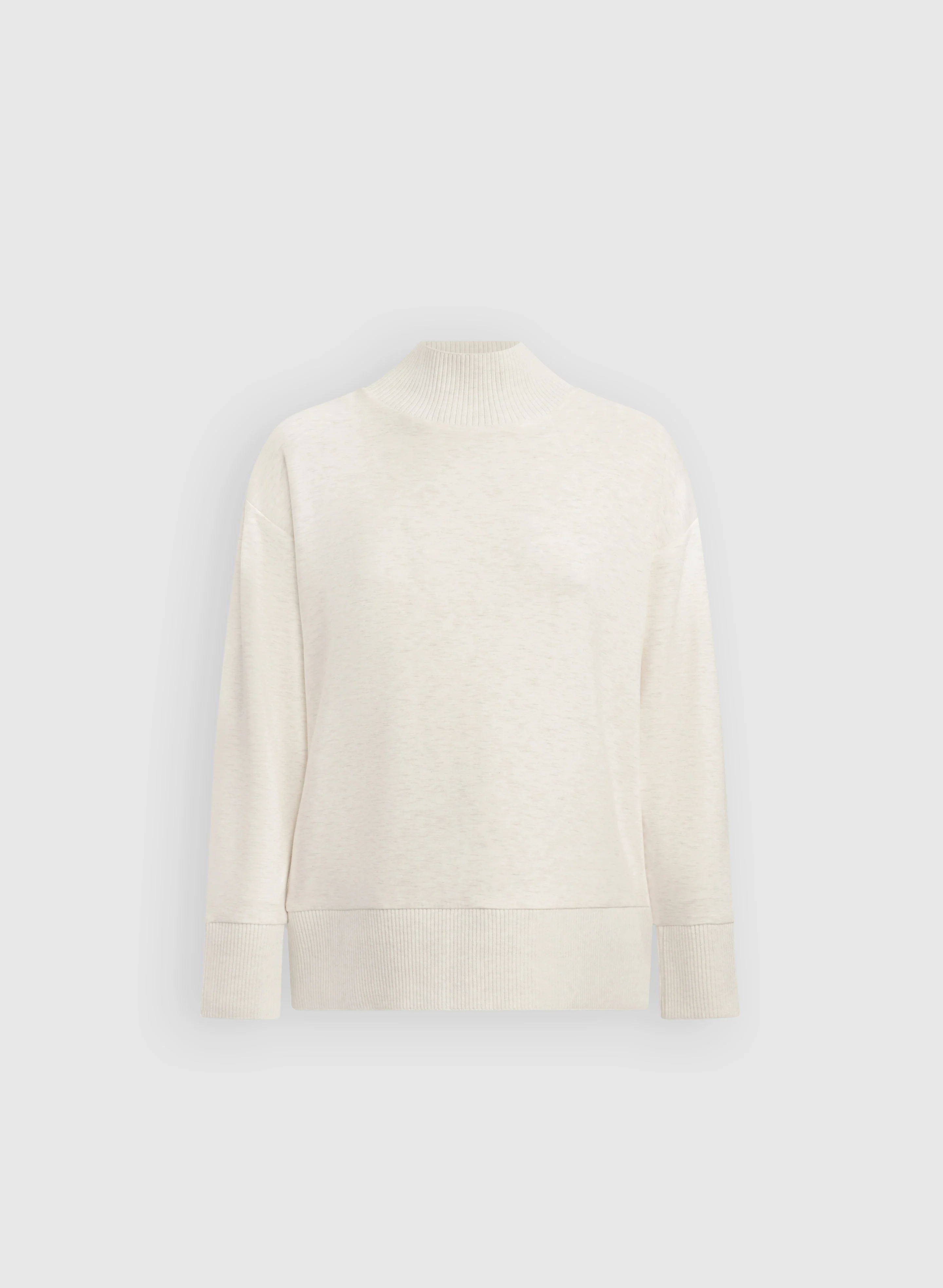 Knit Mock Neck Tunic Top - Image 6