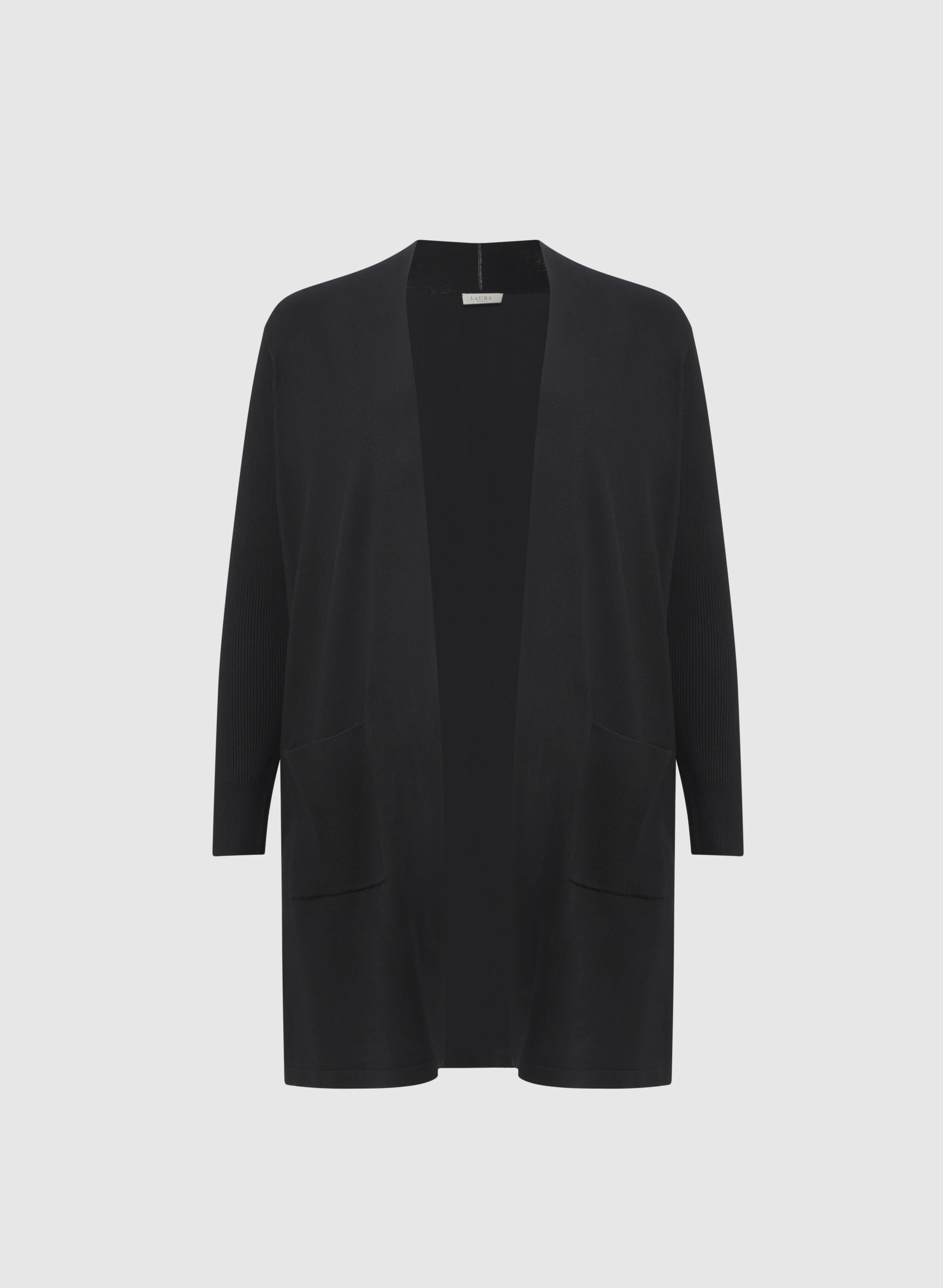 Knit Open-Front Cardigan - Image 6