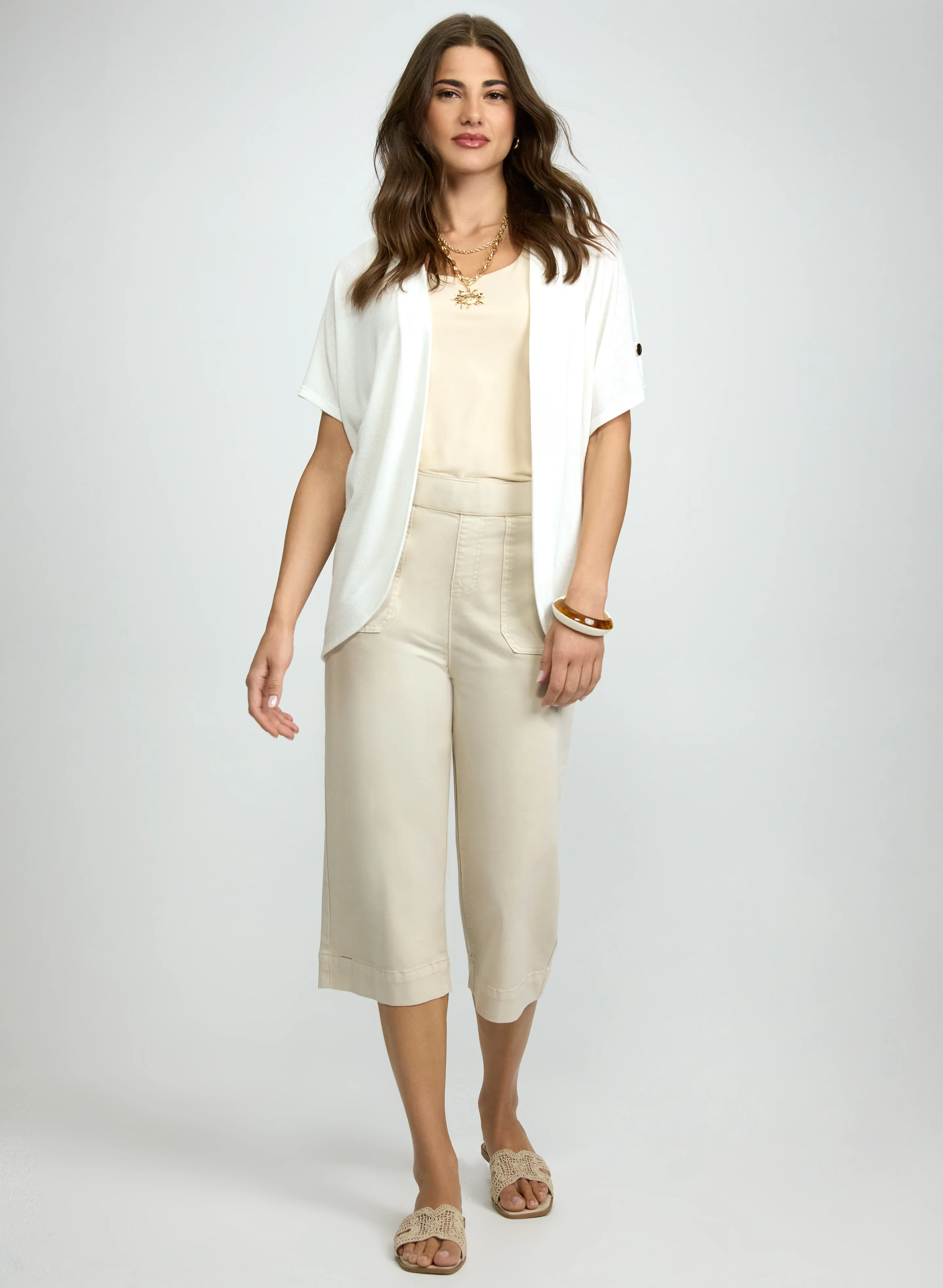 Knit Open-Front Cardigan - Image 3
