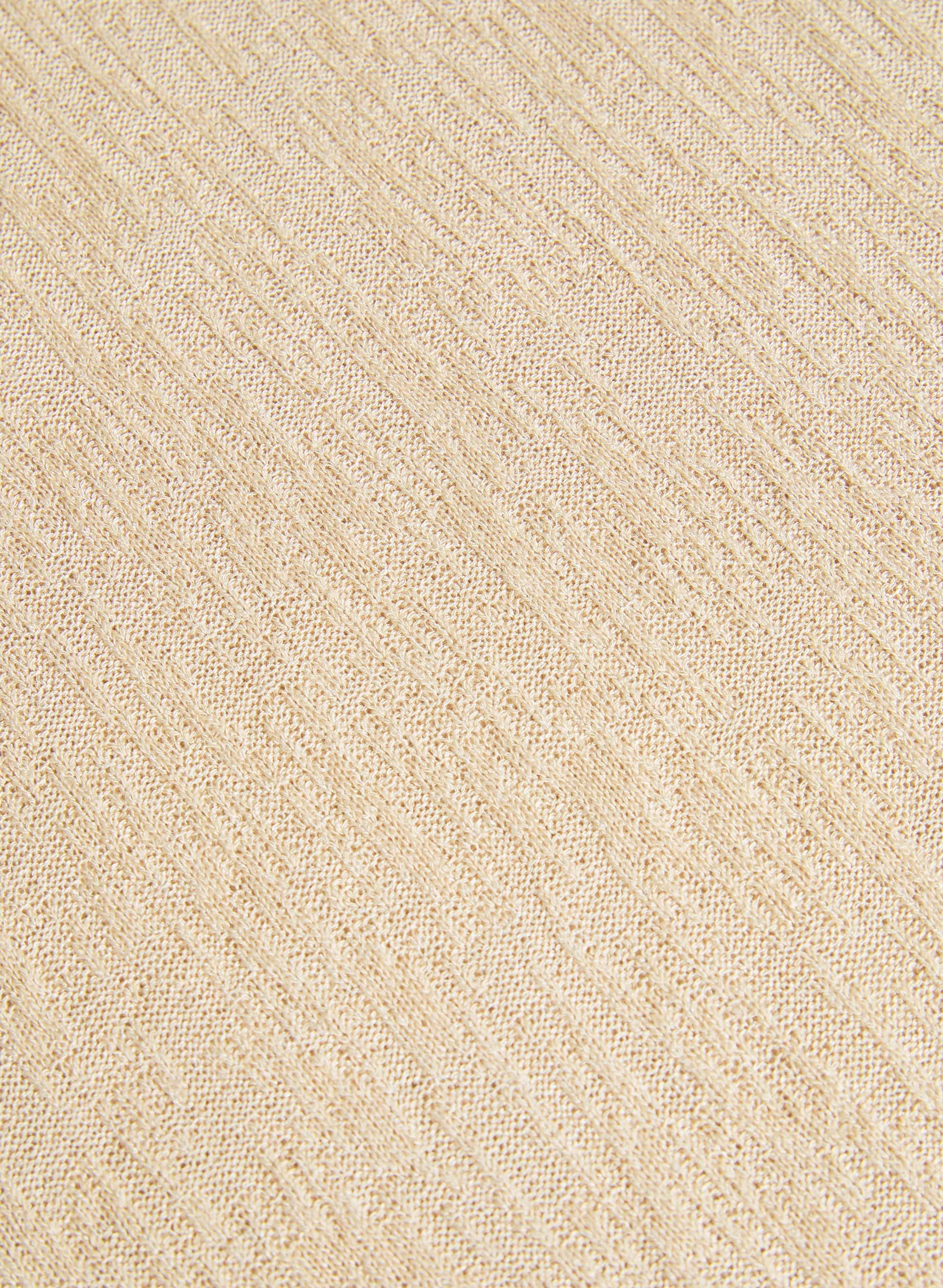 Knit Rolled Sleeve Top - Image 7