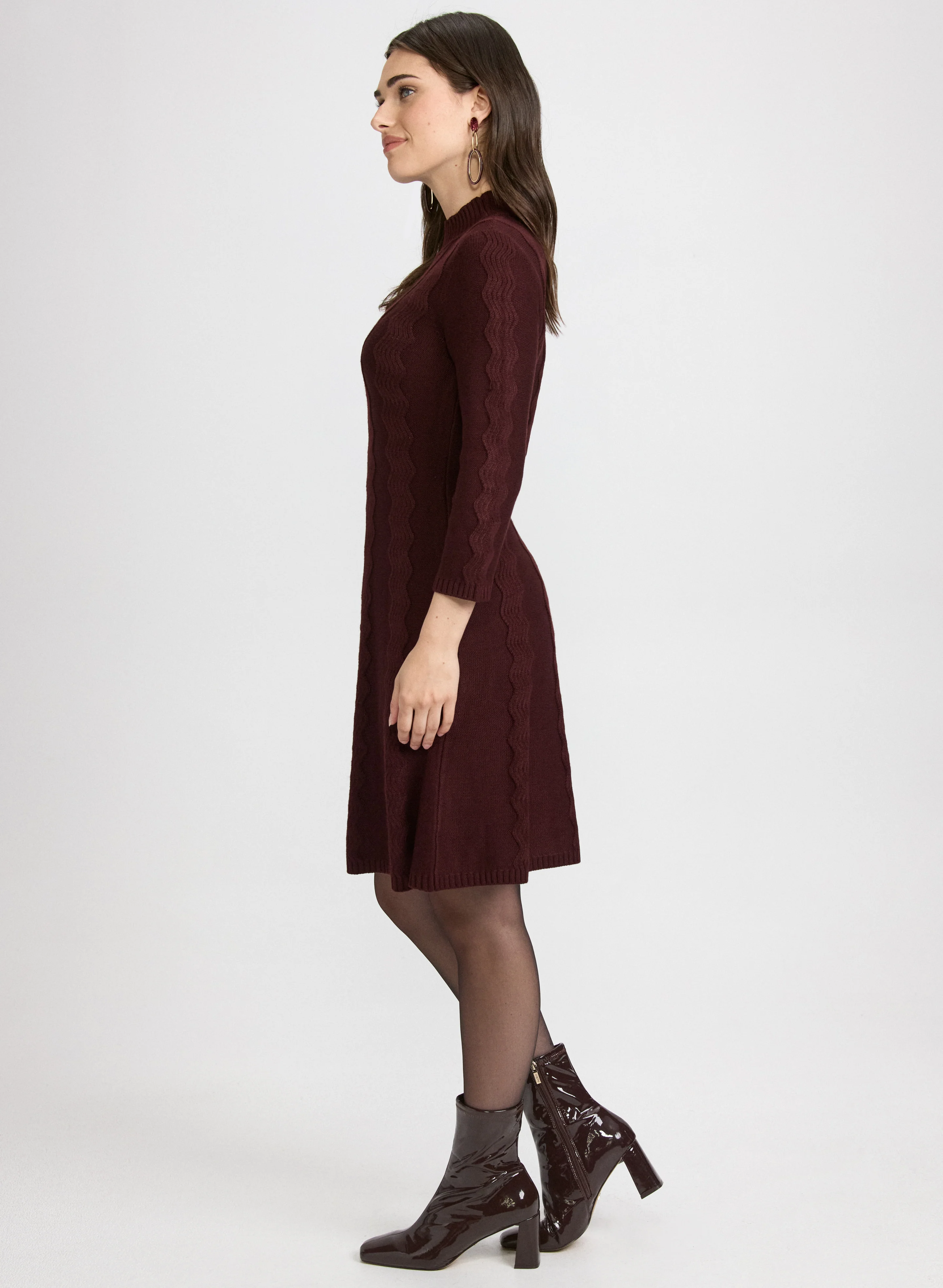 Knit Sweater Dress - Image 2