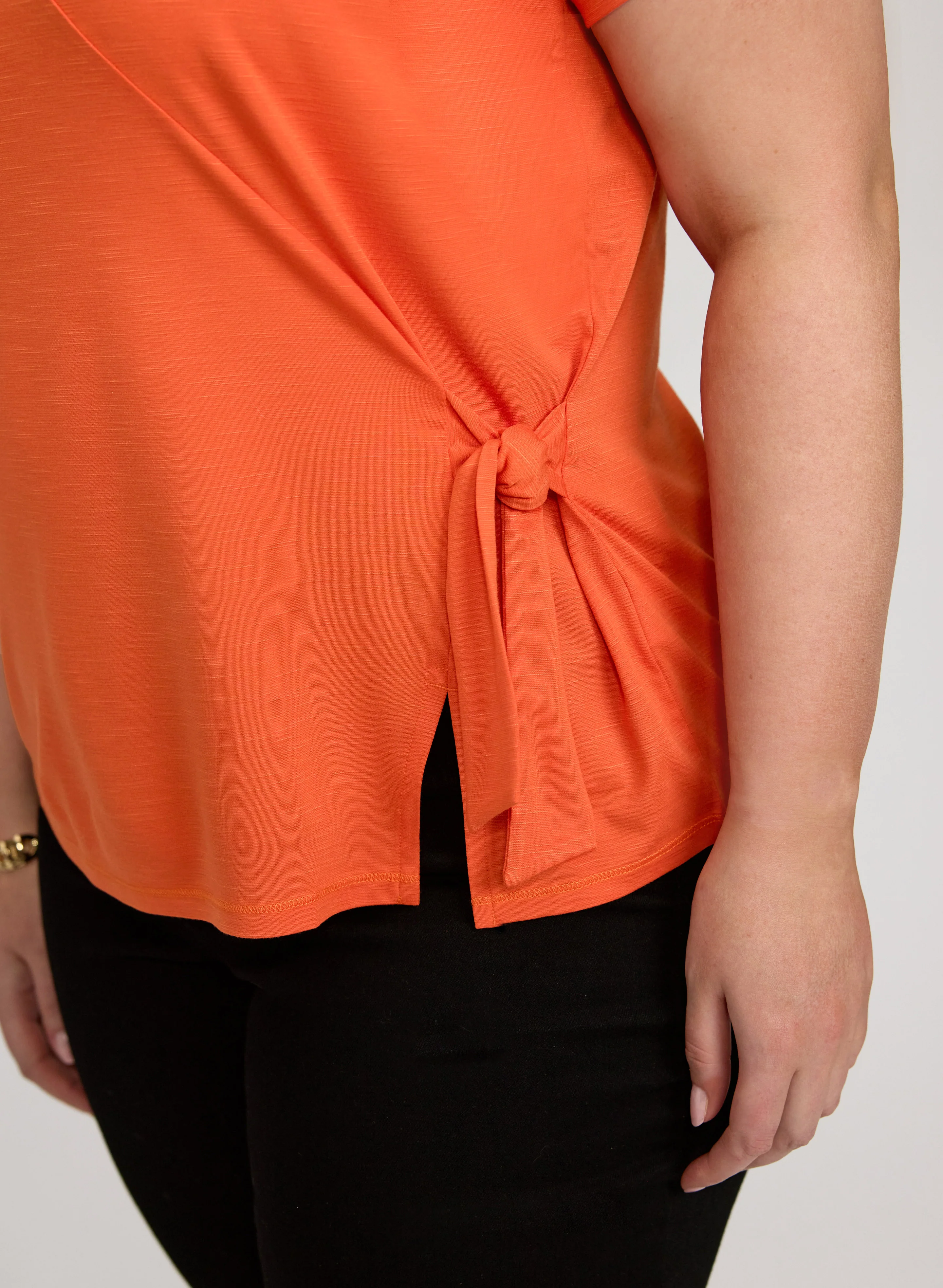 Knot Detail T-Shirt - Image 5