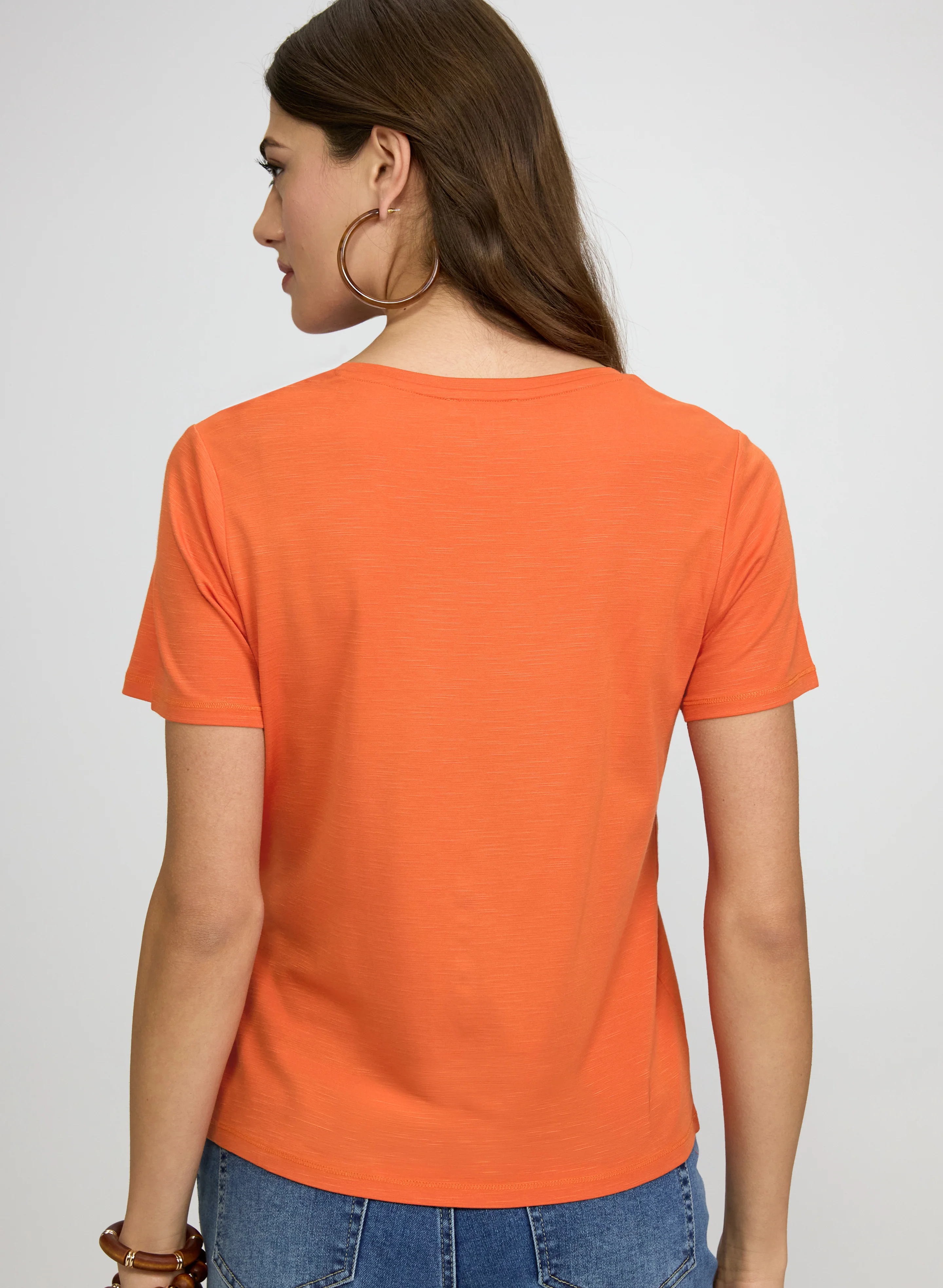 Knot Detail T-Shirt - Image 4