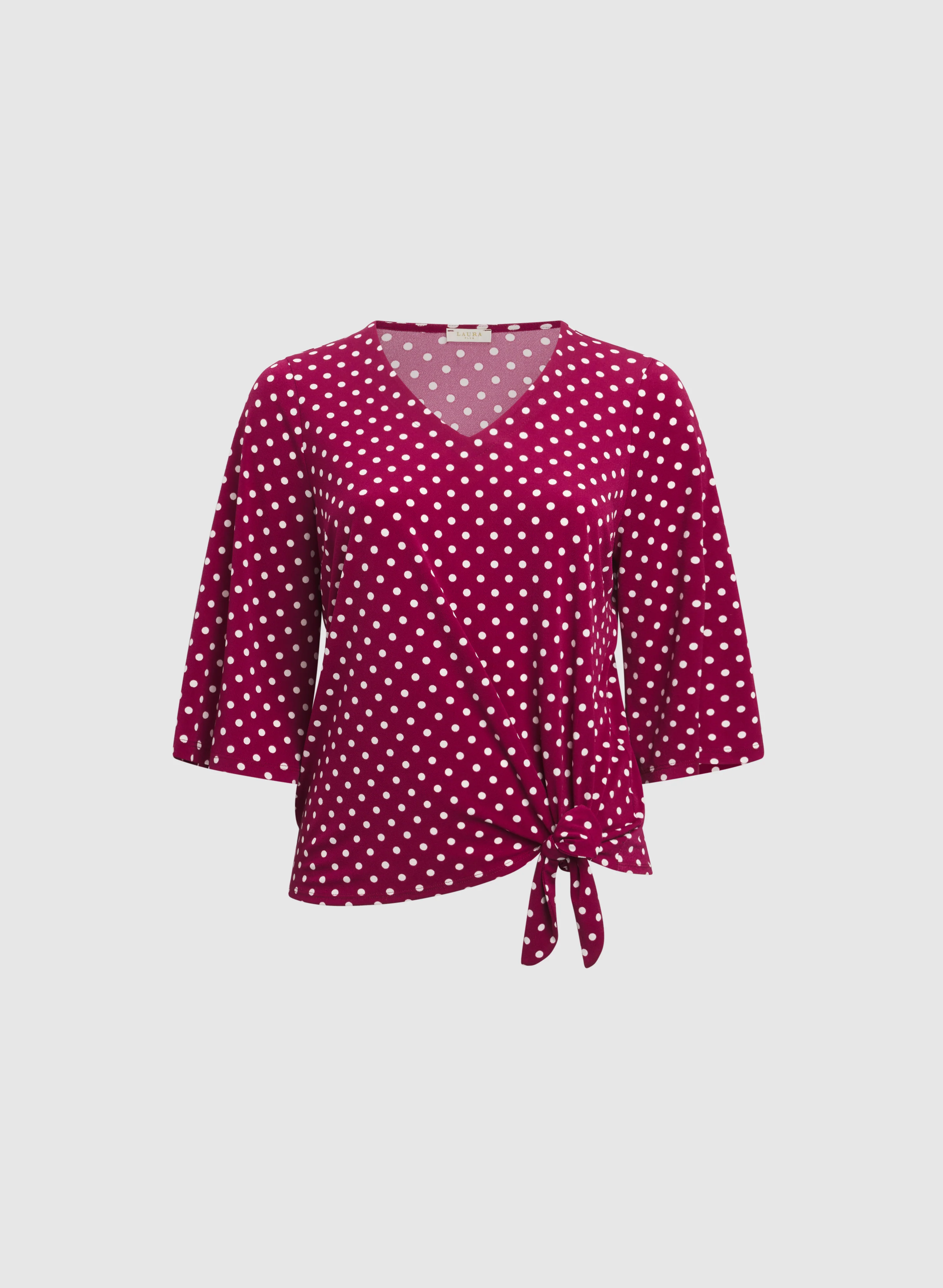Knotted Polka Dot Top - Image 6