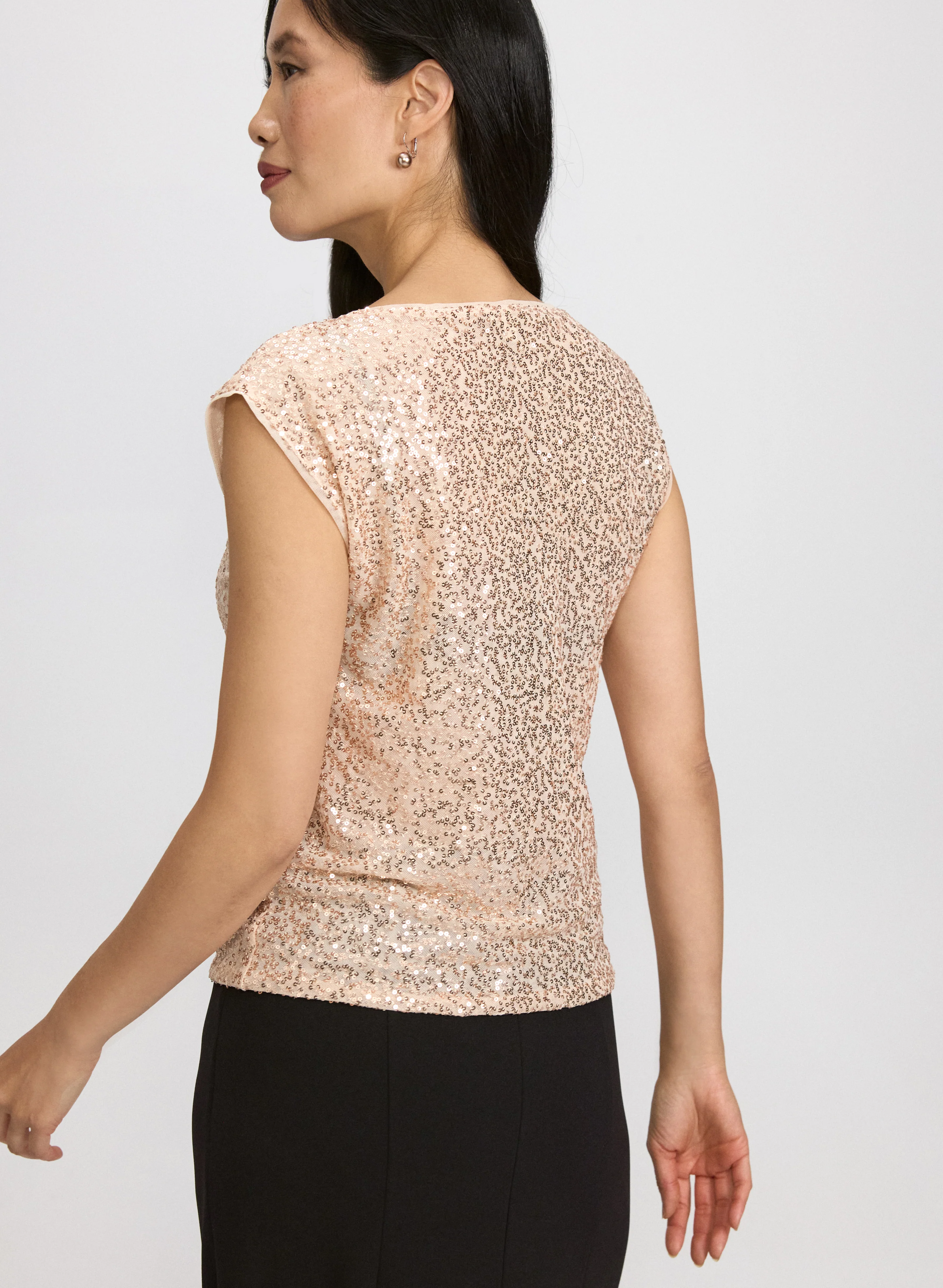 Knotted Sequin Top - Image 4