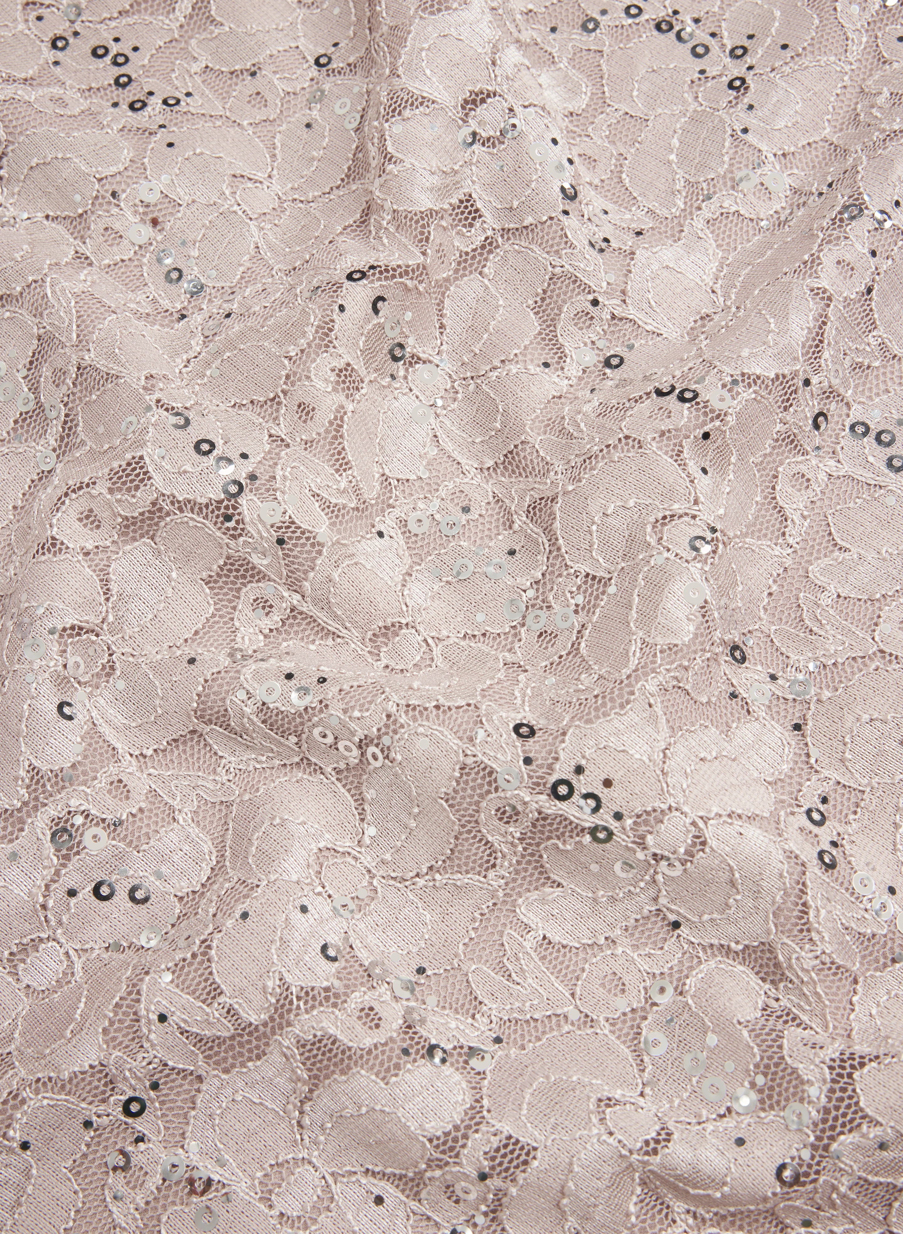 Lace Capelet Overlay Dress - Image 6