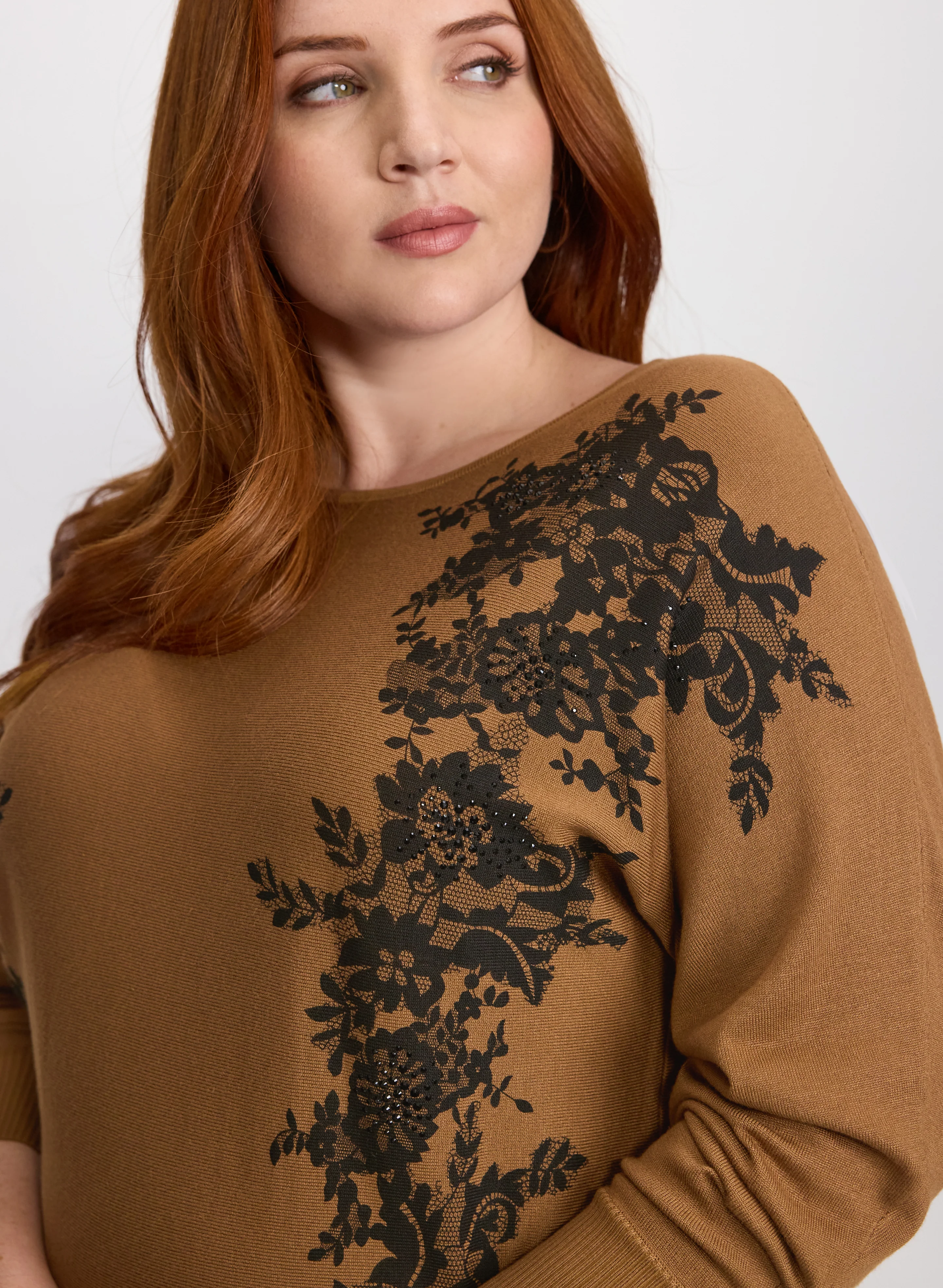 Lace Embroidered Pullover - Image 2
