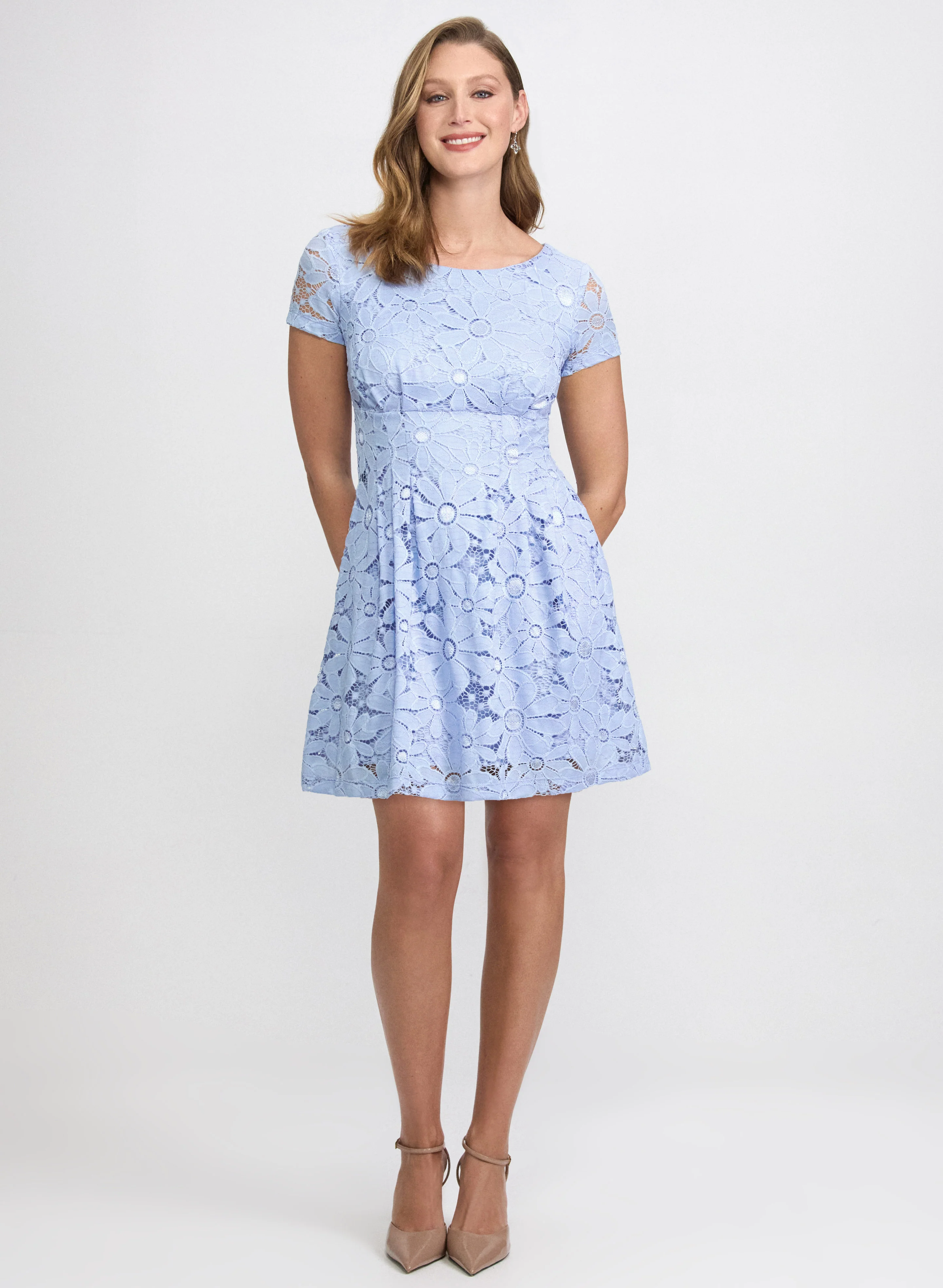 Lace Empire Waist Dress