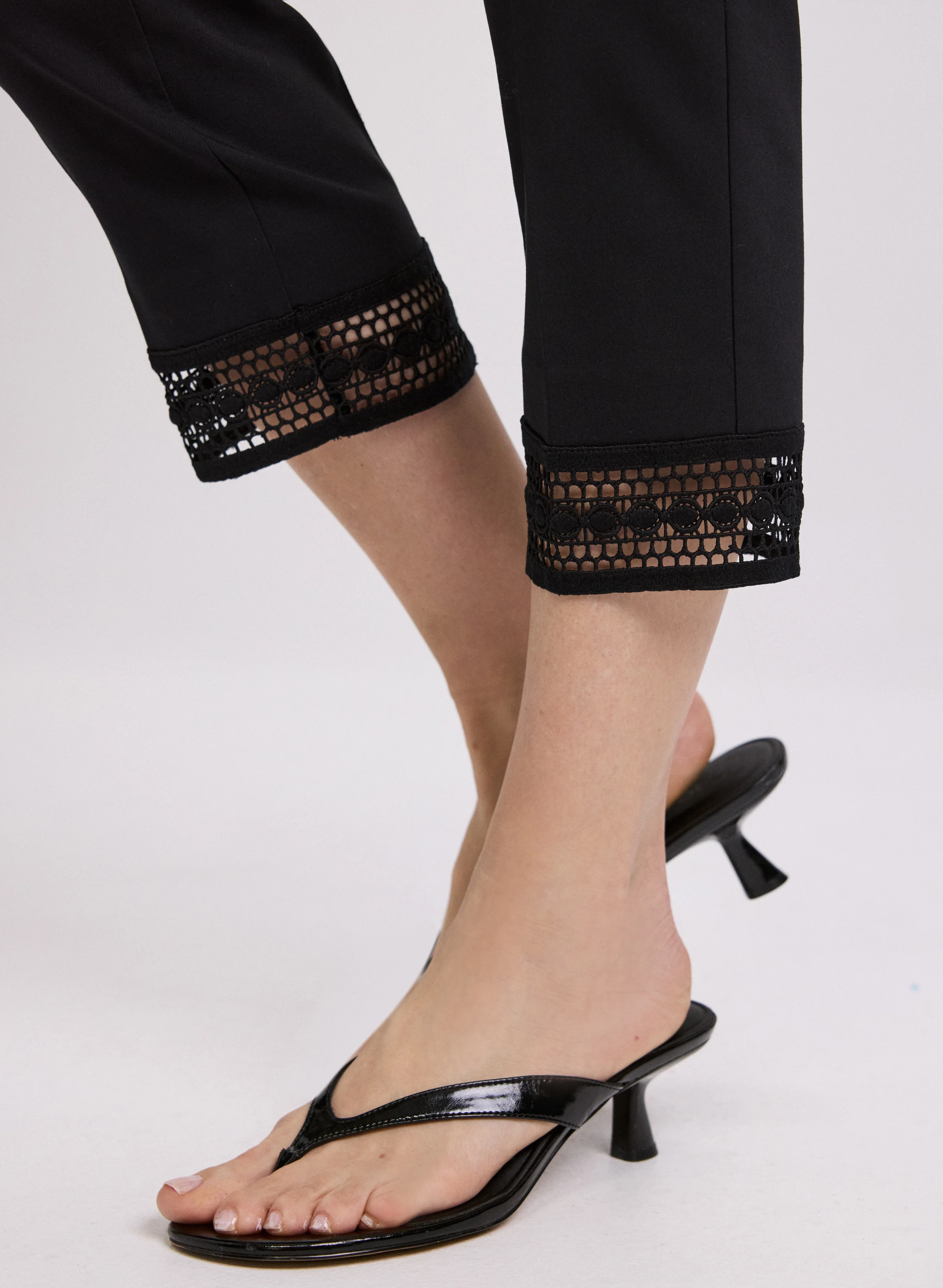 Lace Trim Capris - Image 2