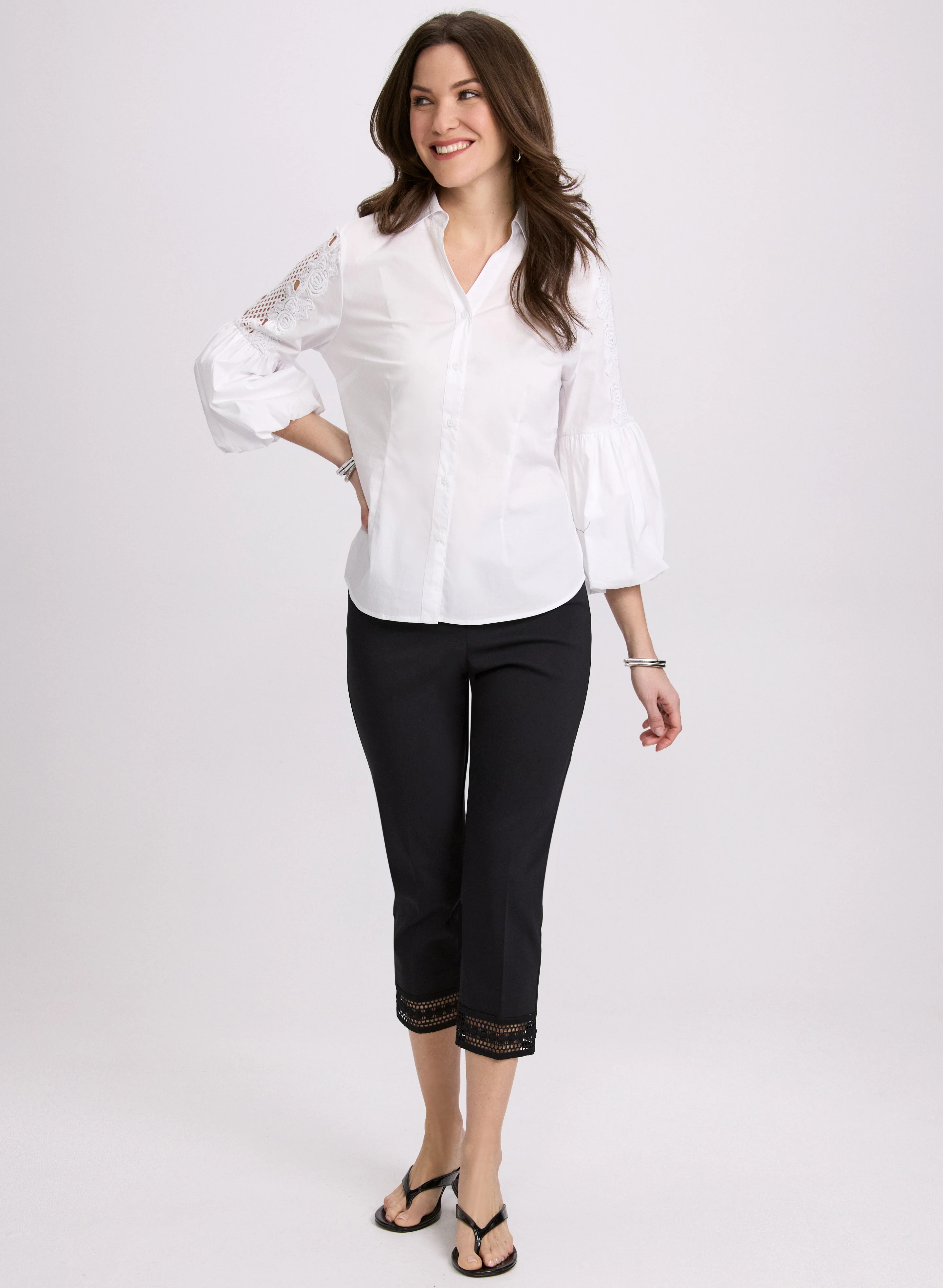 Lace Trim Capris - Image 5