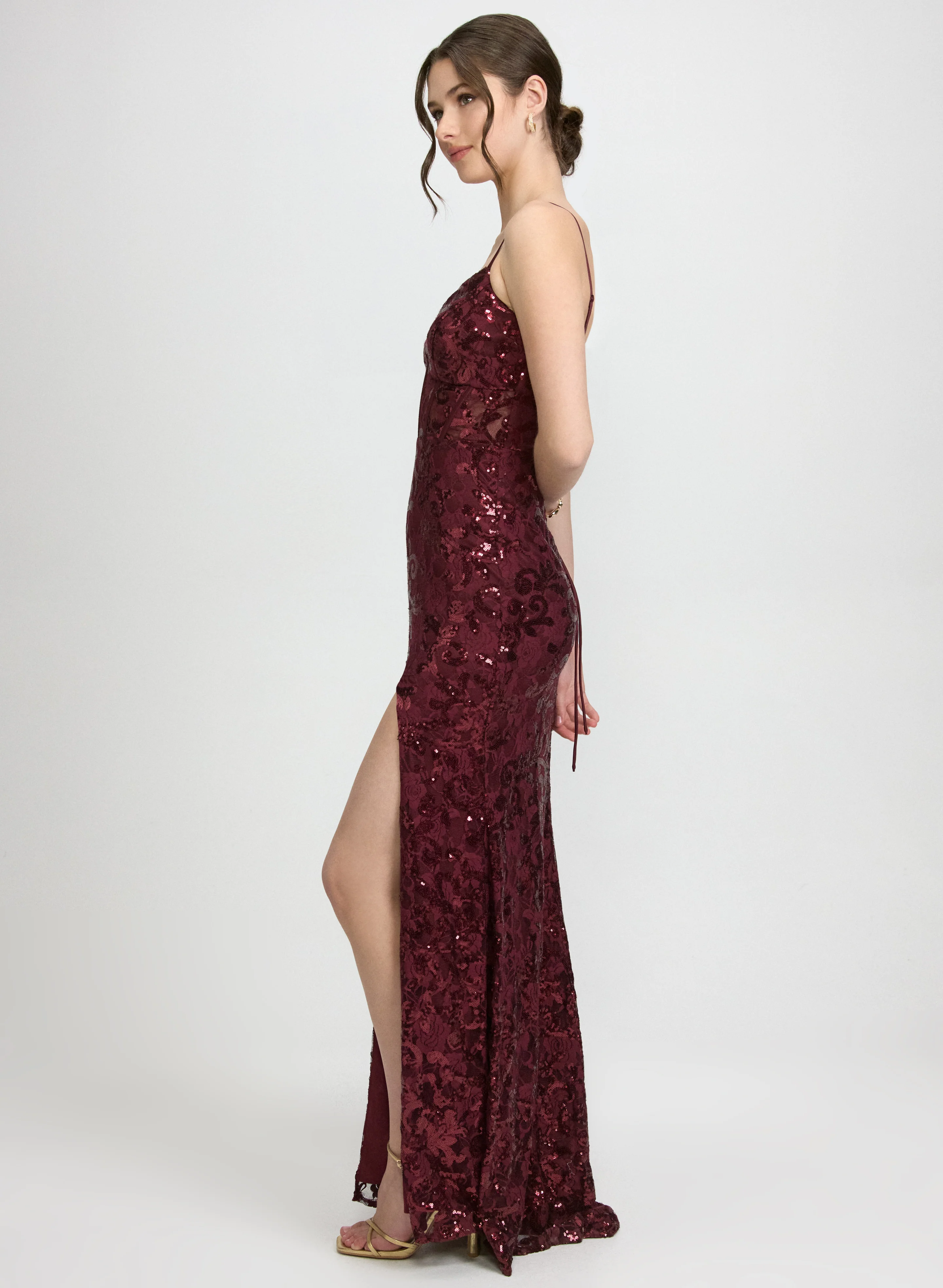 Lace & Sequin Dress - Image 2