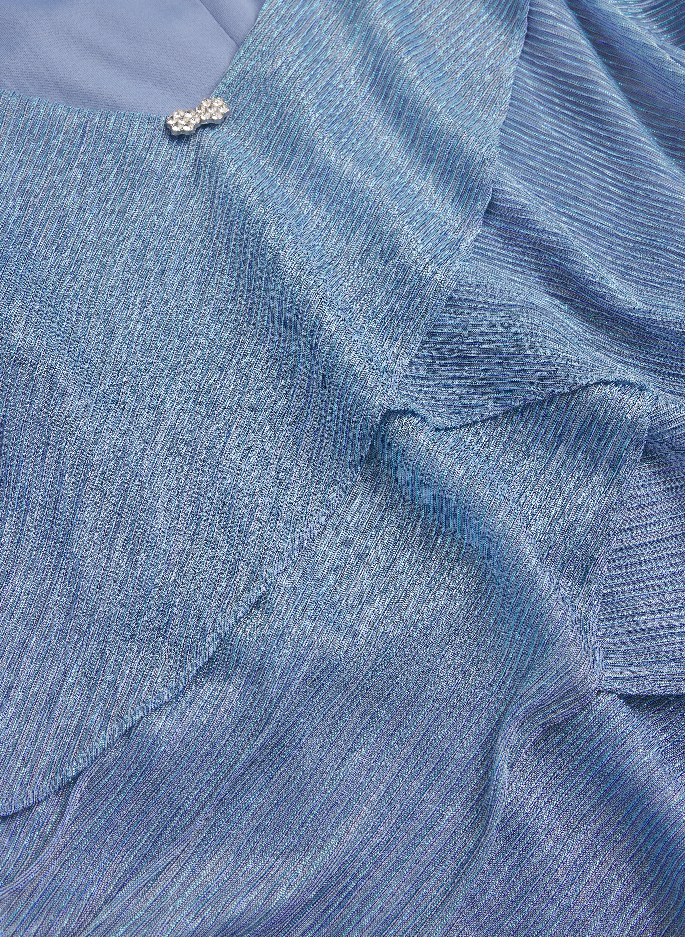 Layered Metallic Dress - Image 7