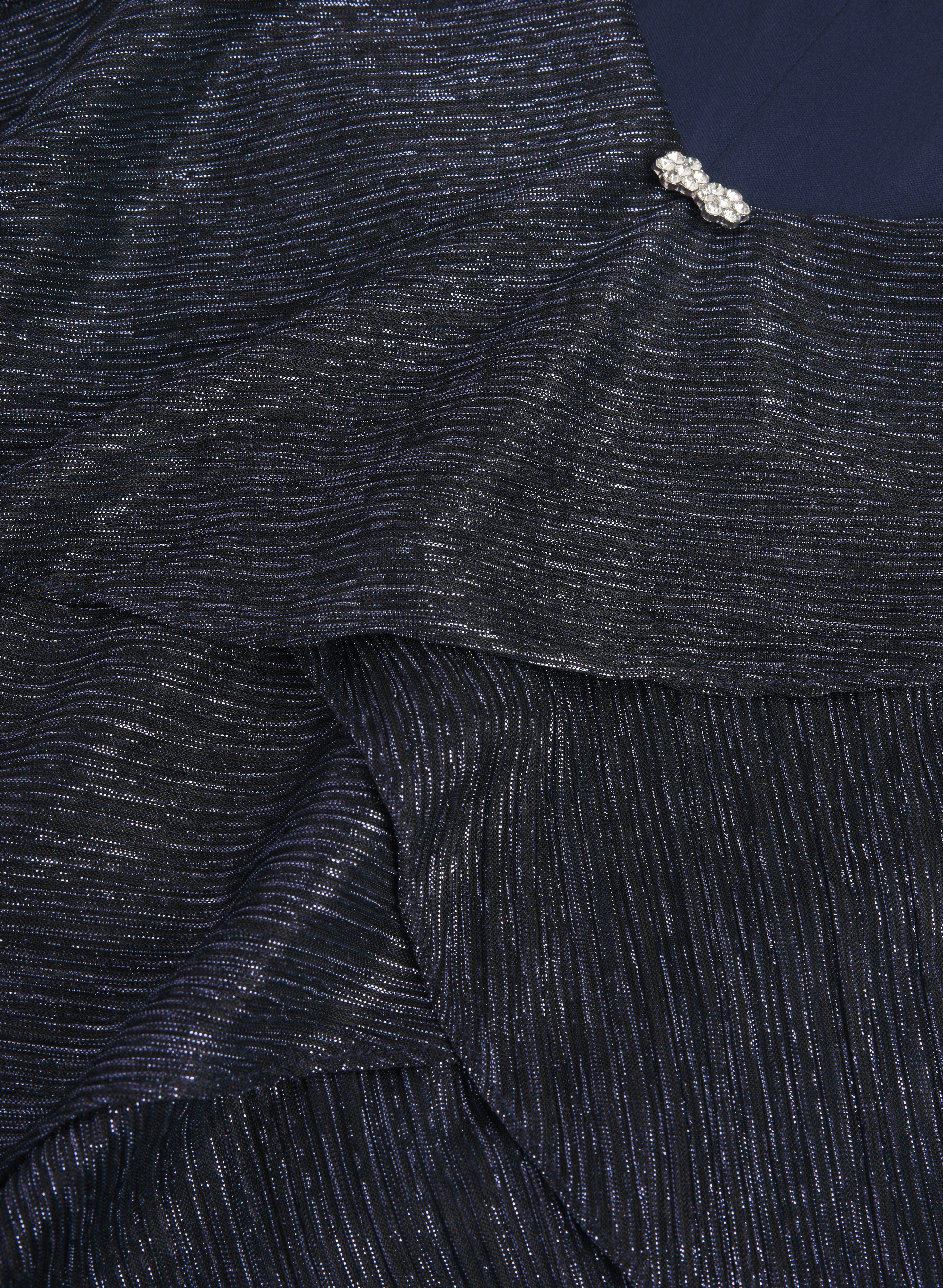 Layered Metallic Dress - Image 7