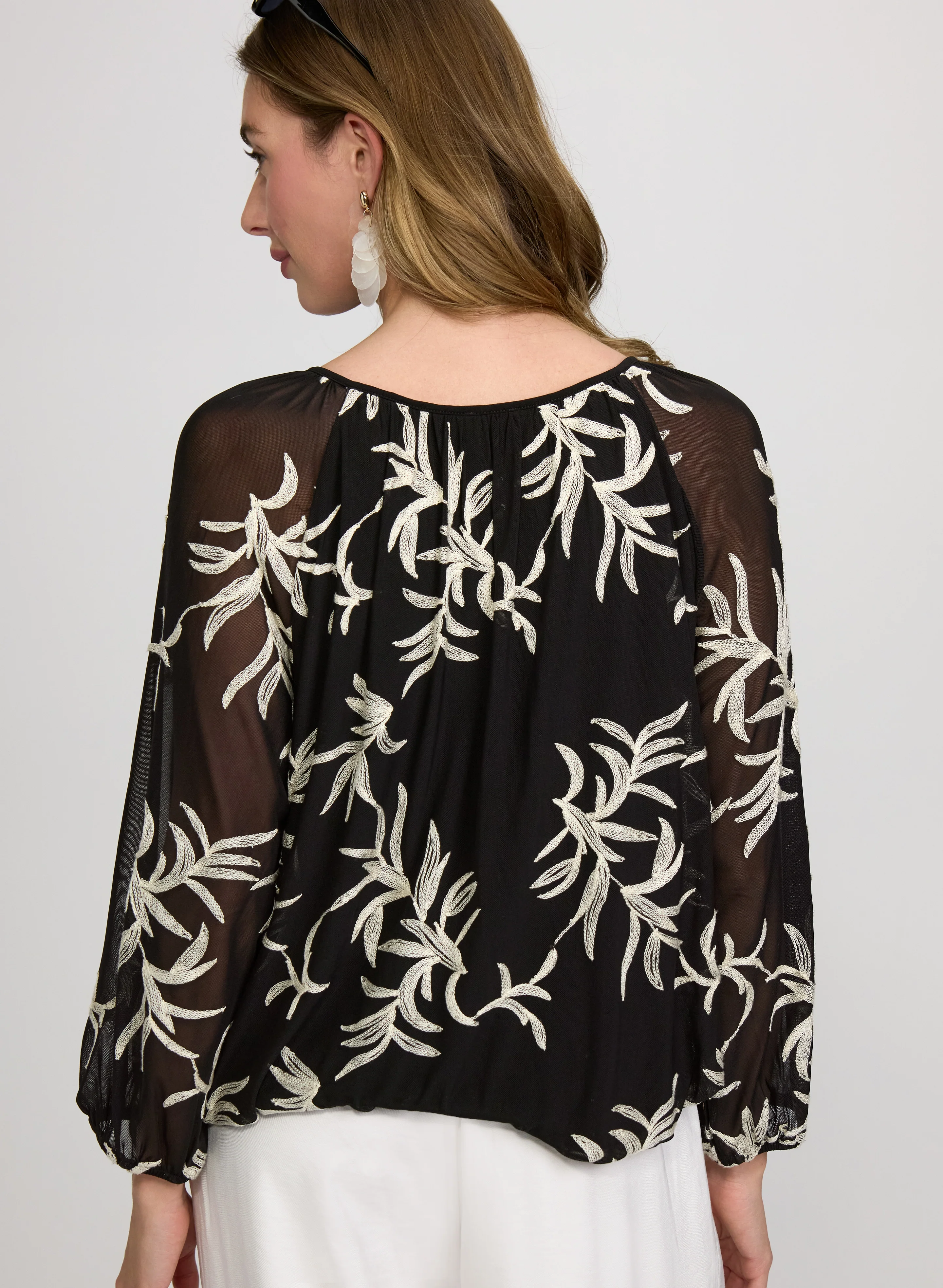 Leaf Embroidered Top - Image 5