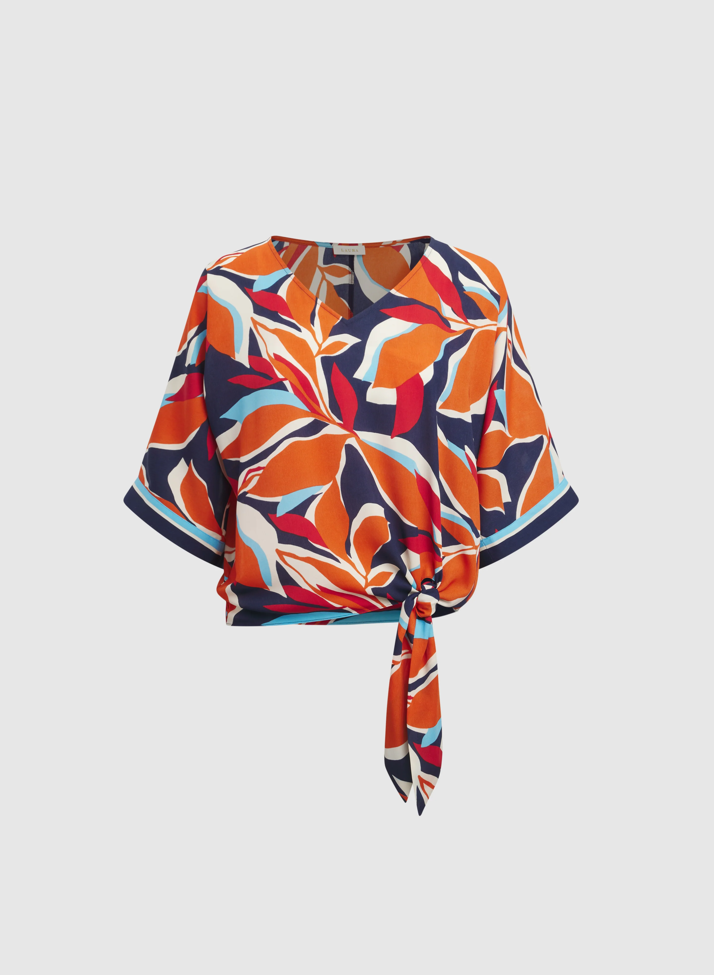 Leaf Print Blouse - Image 5