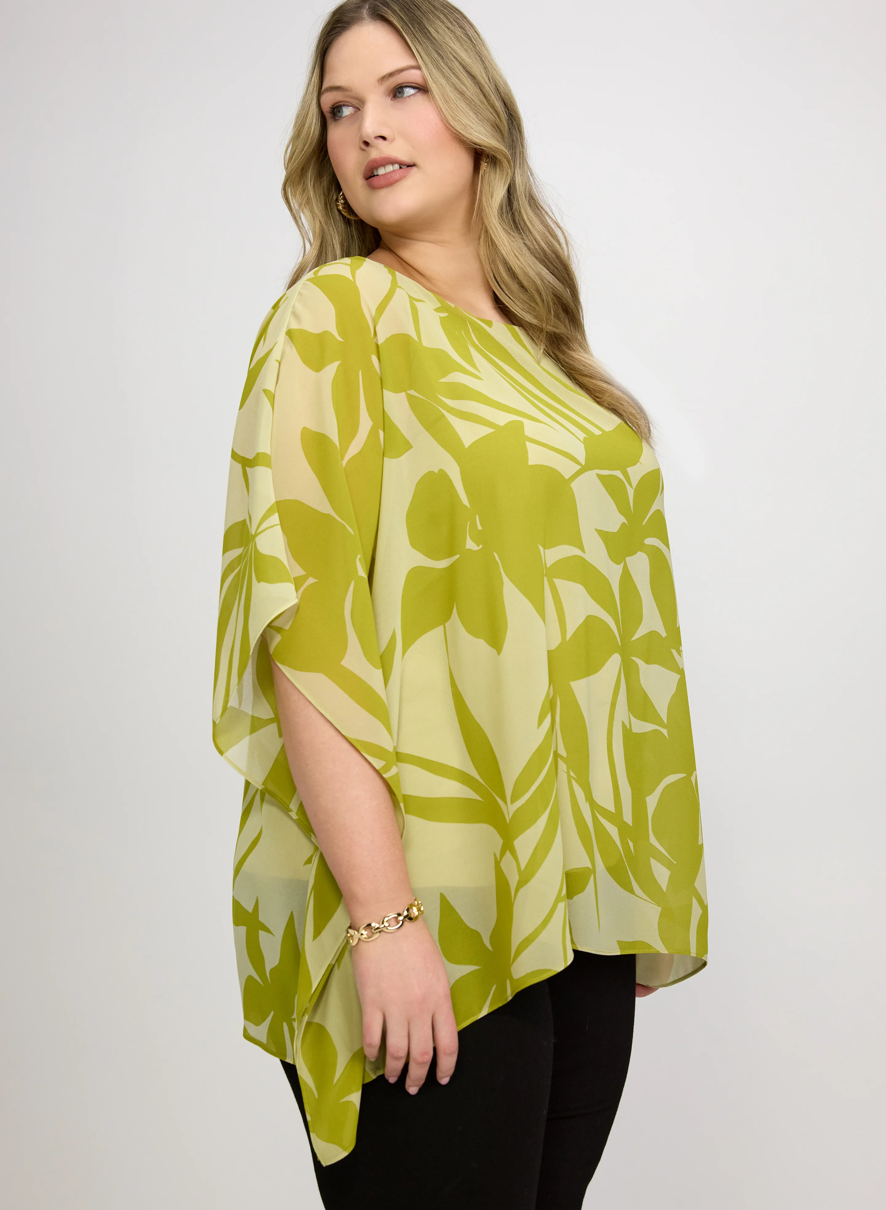 Floral Chiffon Blouse - Image 4