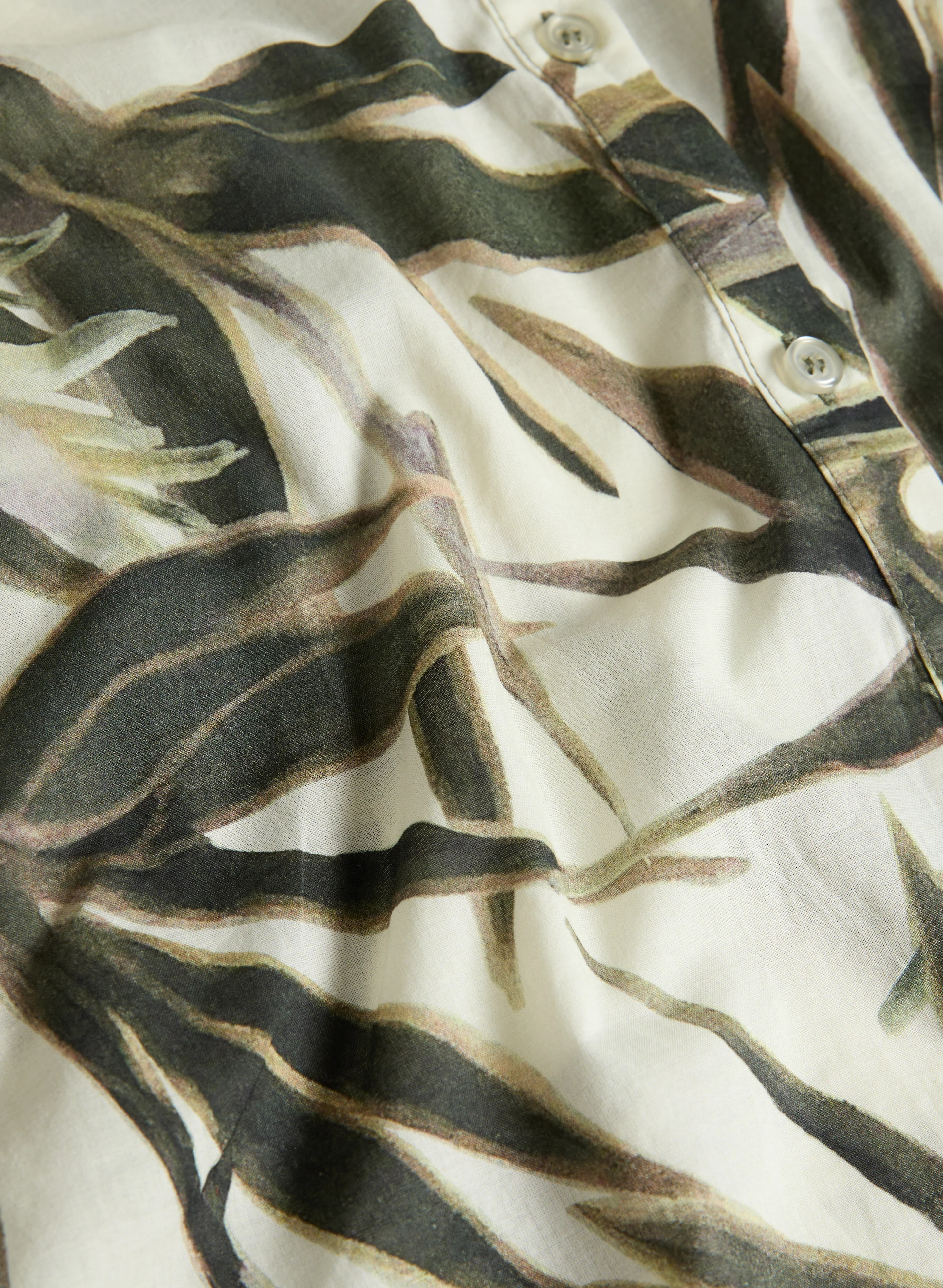 Leaf Print Blouse - Image 7