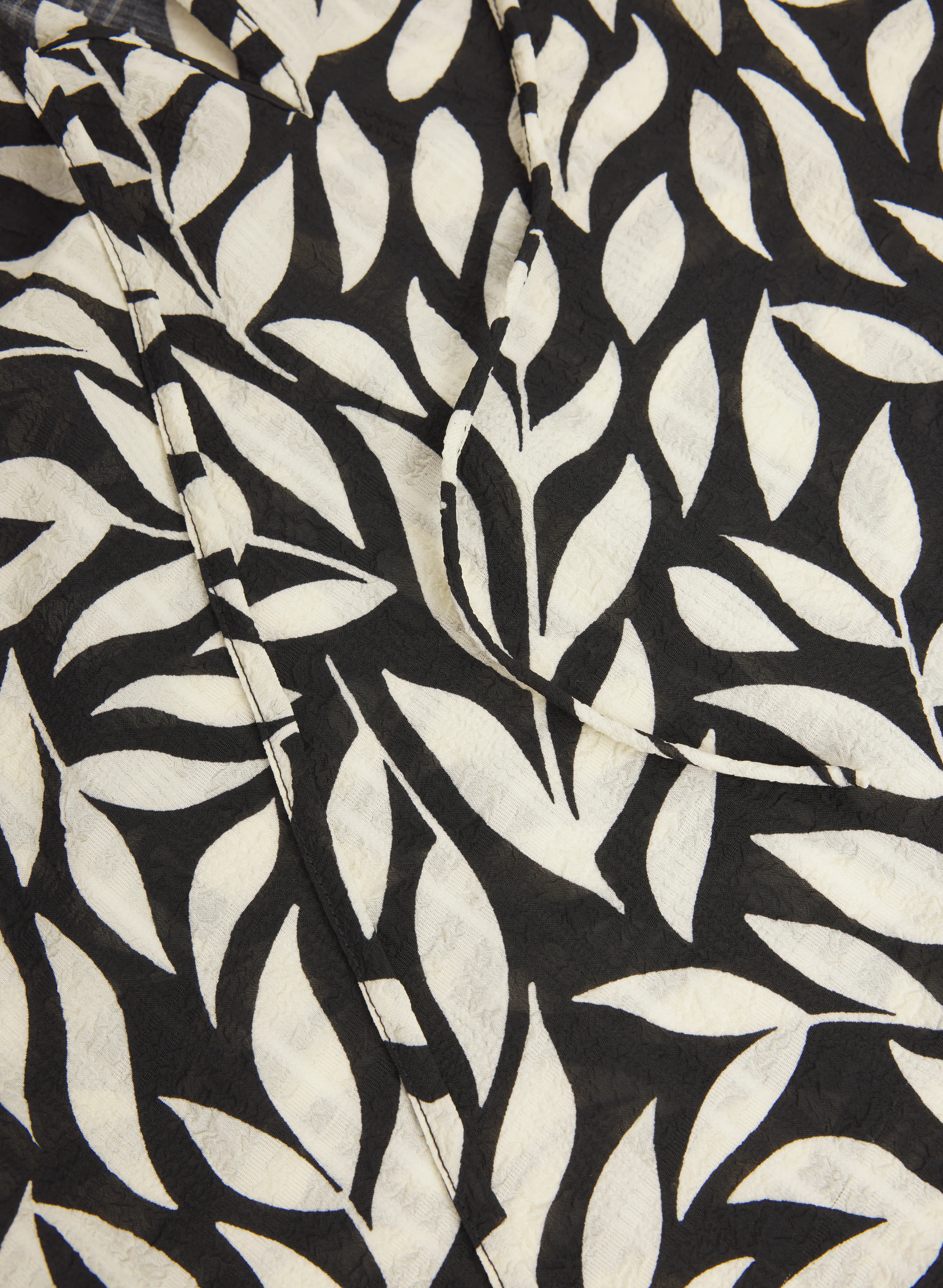 Leaf Print Blouse - Image 6
