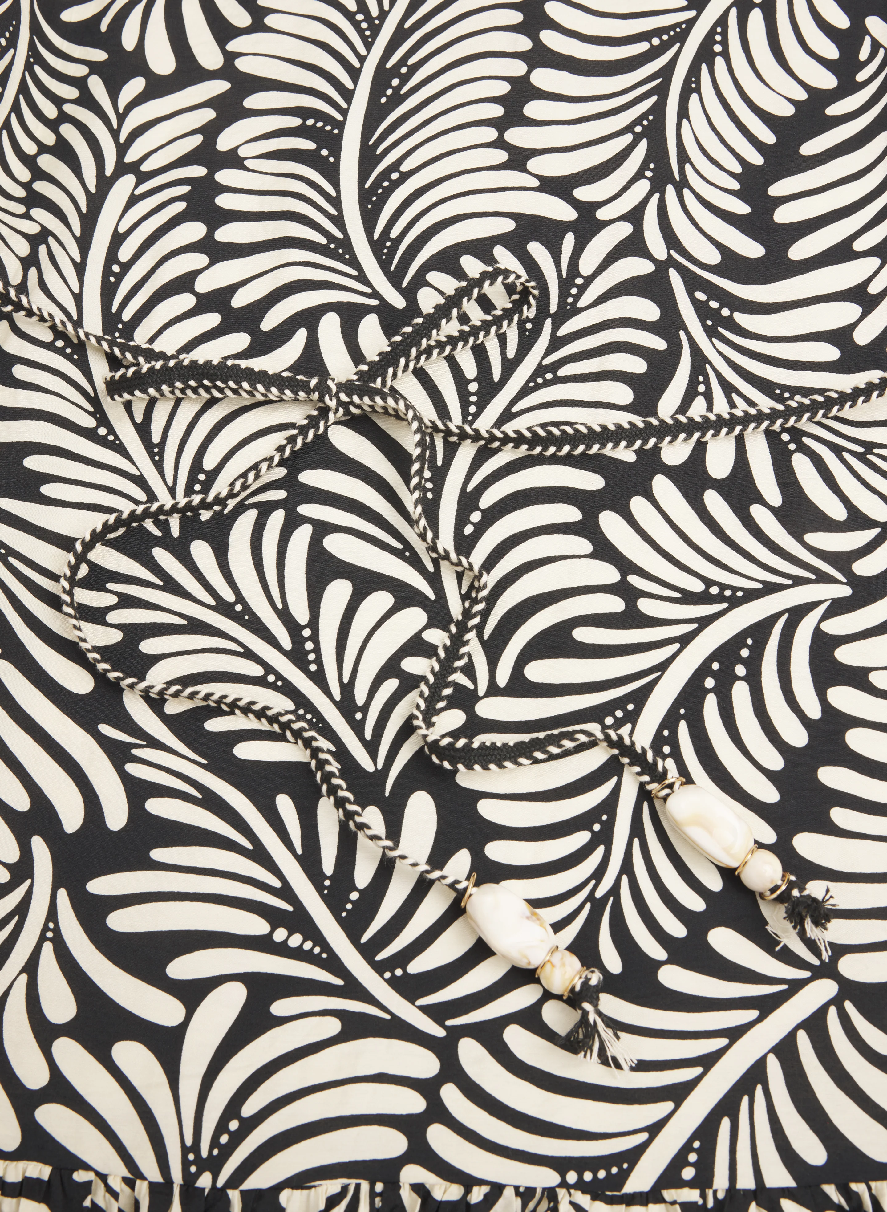 Leaf Print Dress - Image 7