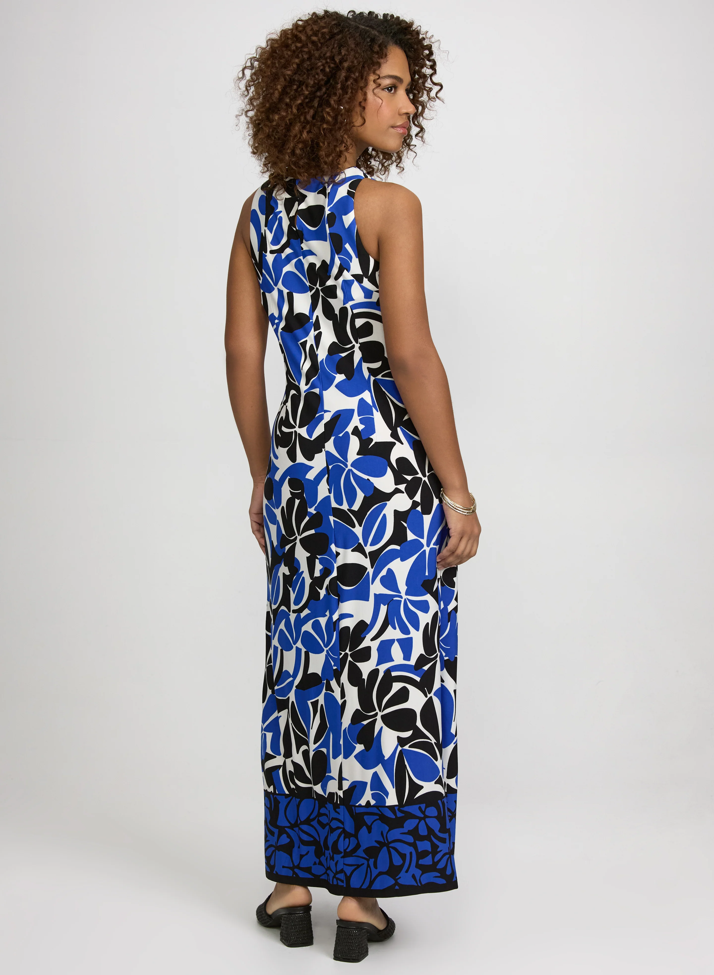 Leaf Print Dress - Image 4
