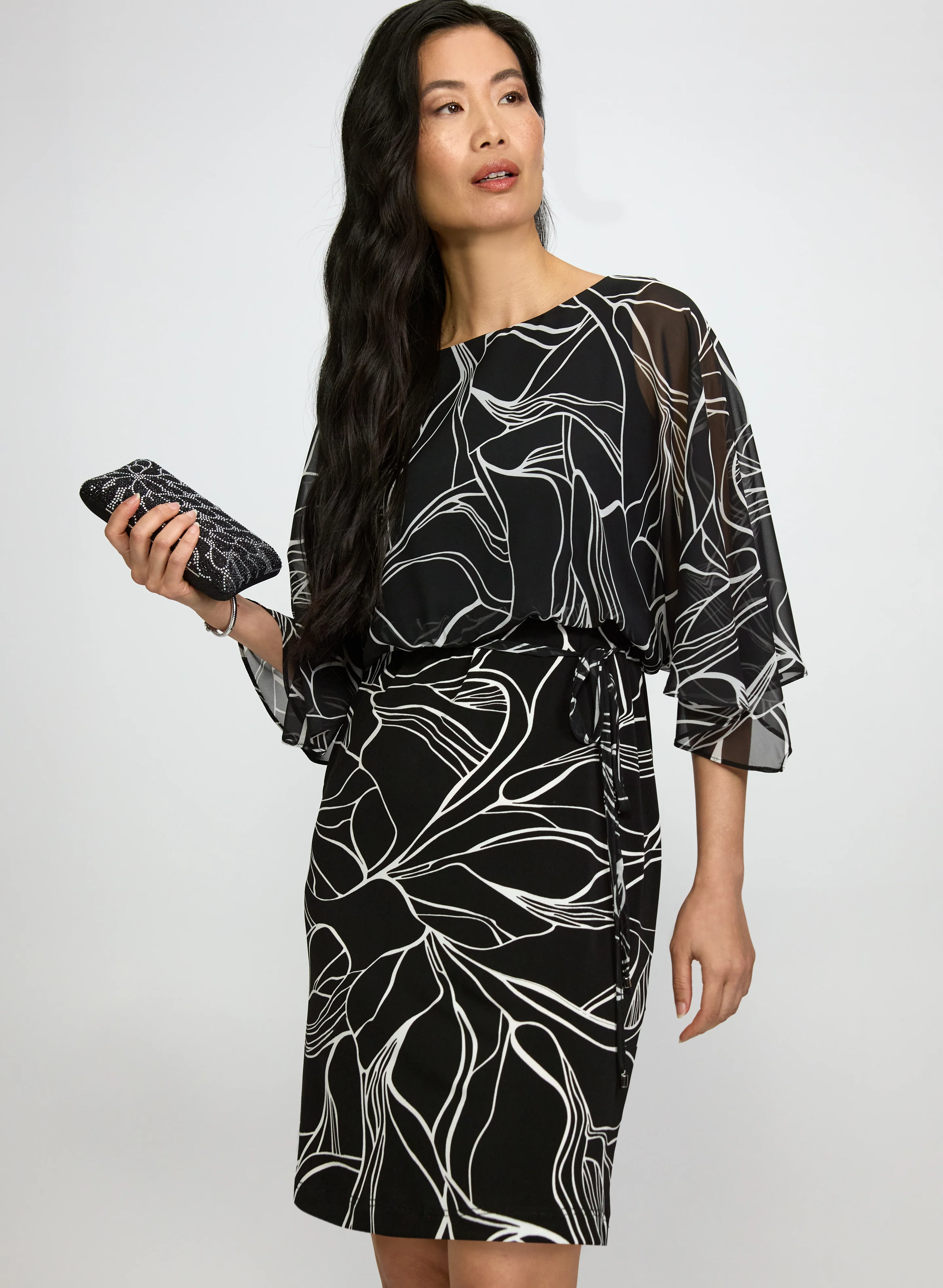 Leaf Print Dress - Image 3