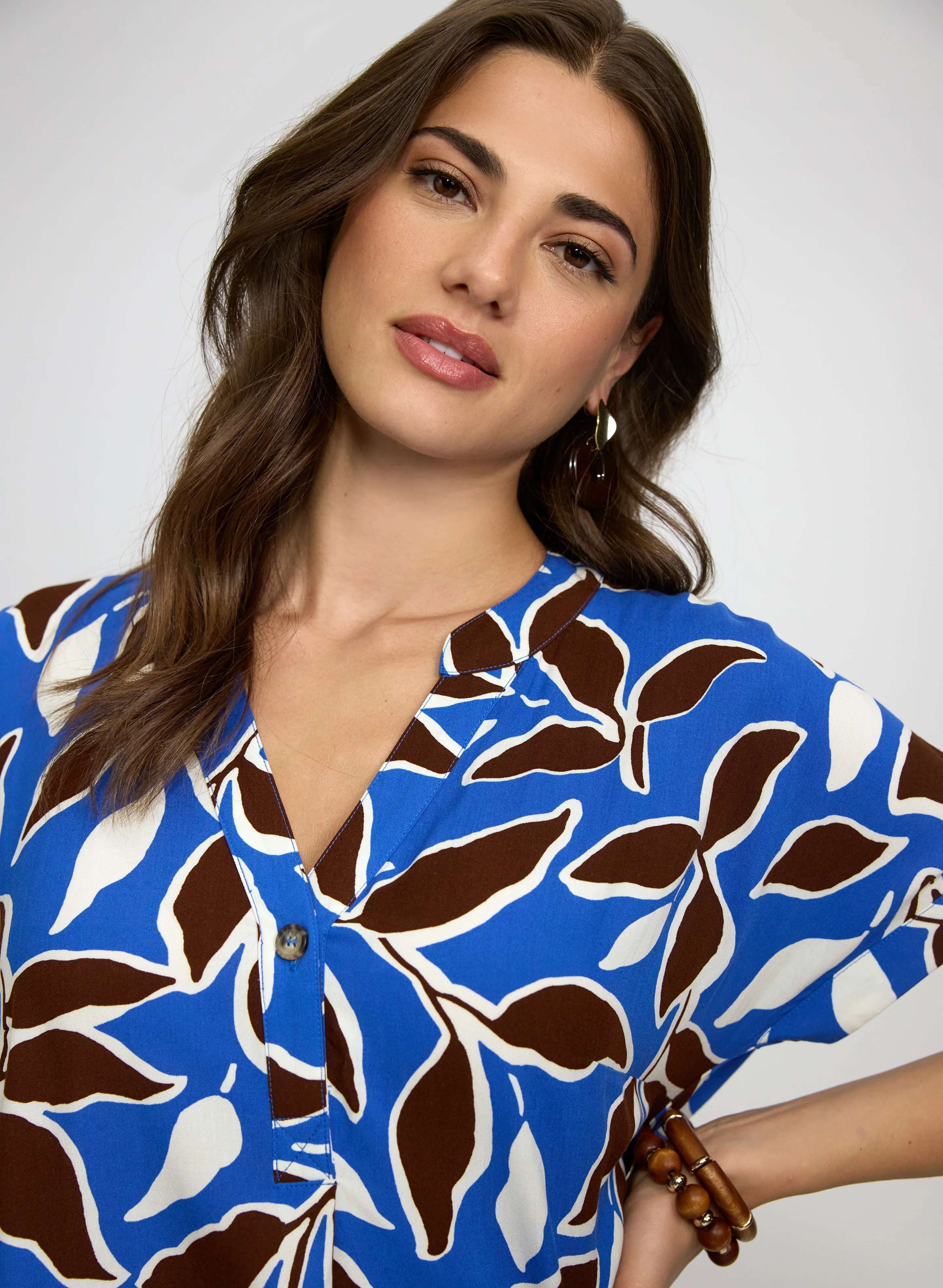 Leaf Print Dress - Image 5