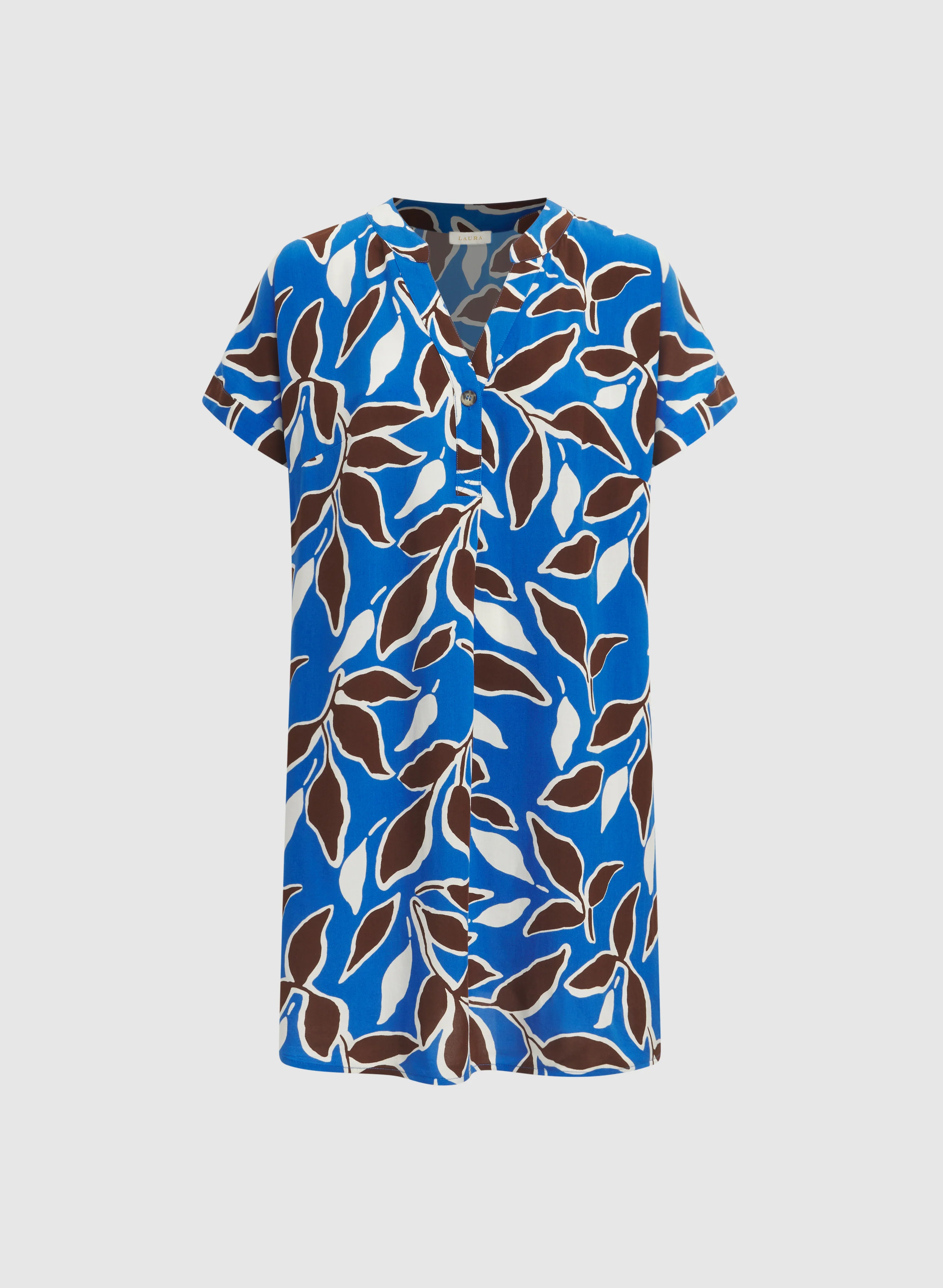 Leaf Print Dress - Image 6