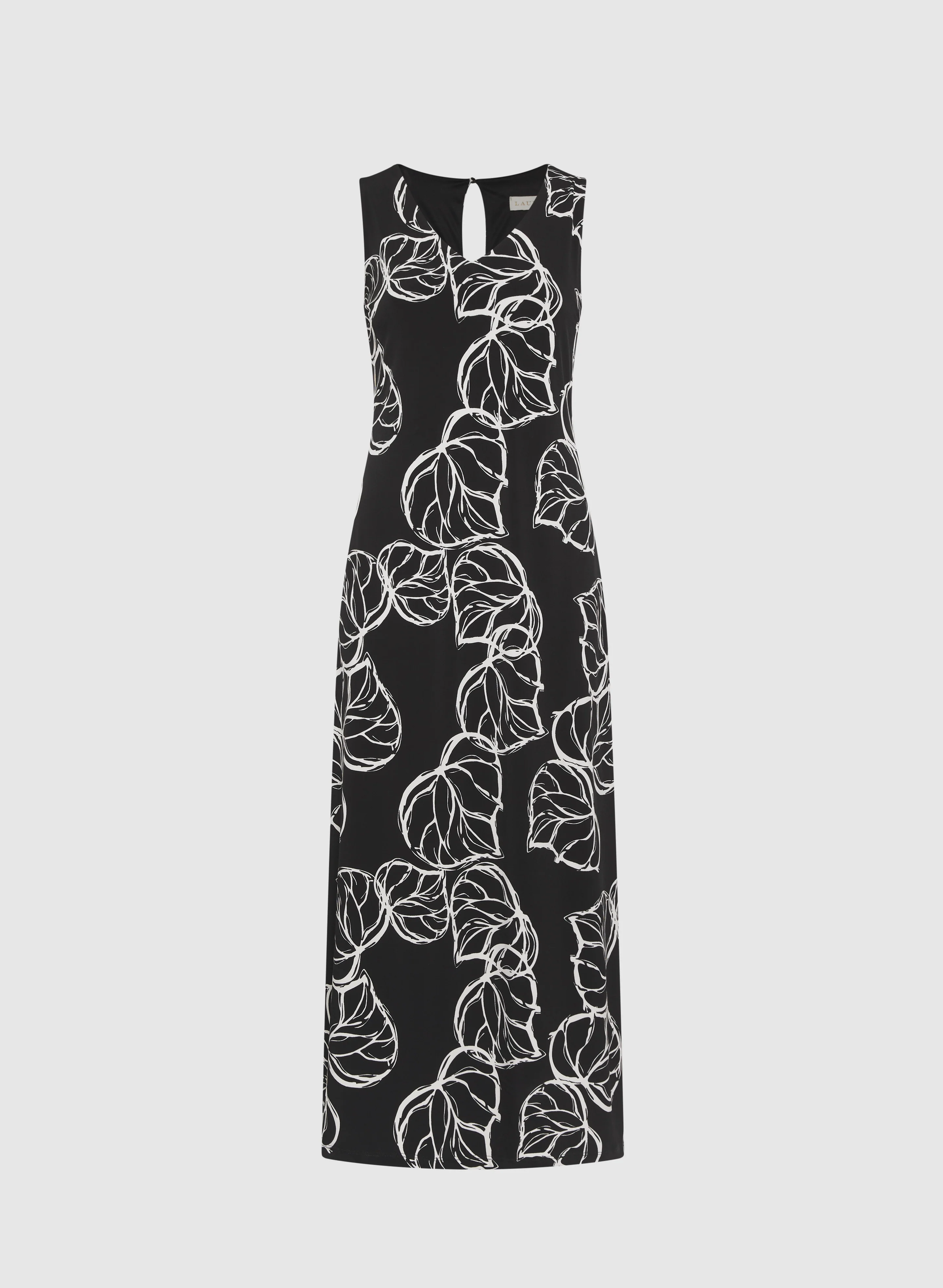 Leaf Print Maxi Dress - Image 5