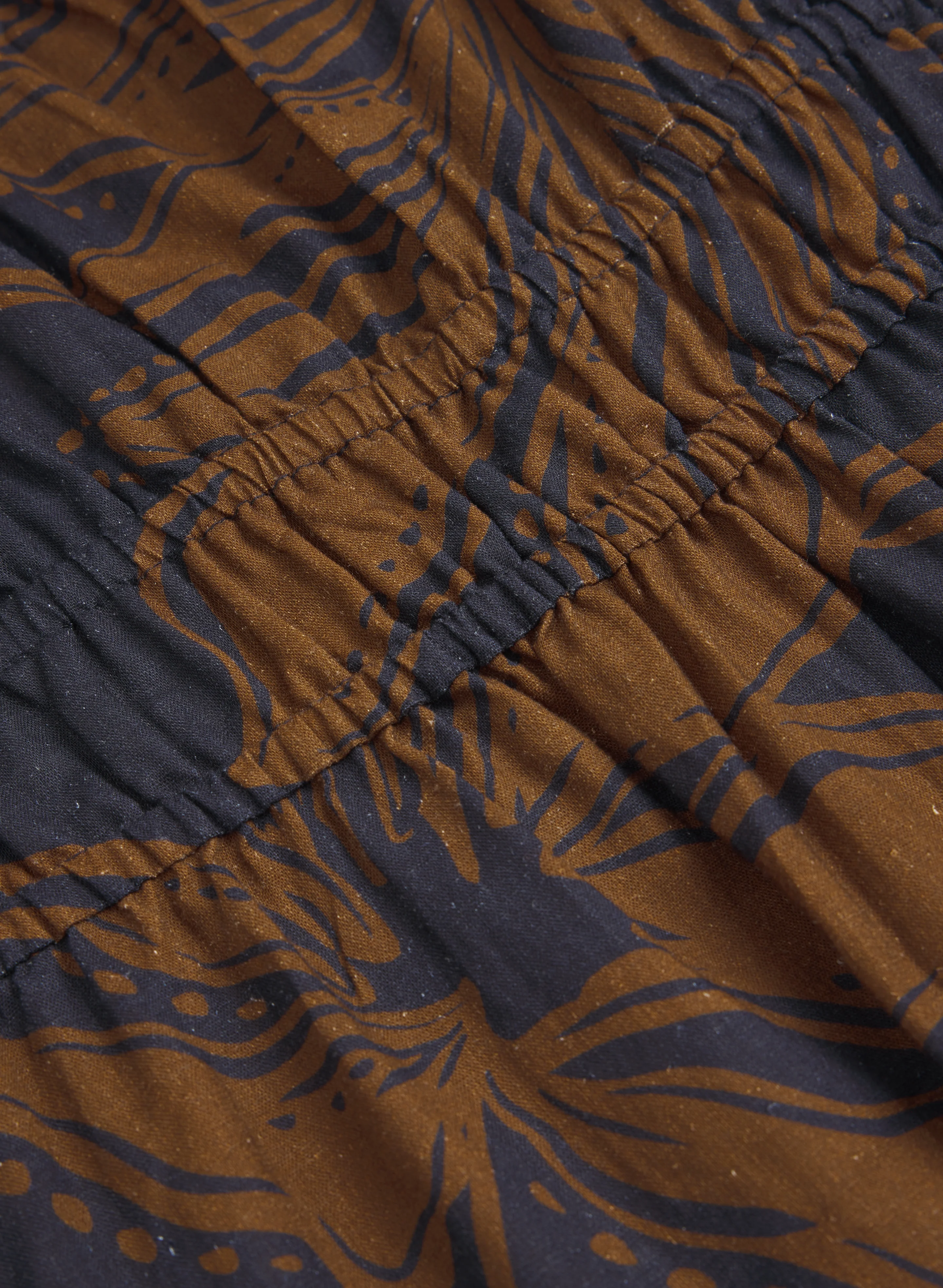 Leaf Print Maxi Dress - Image 7