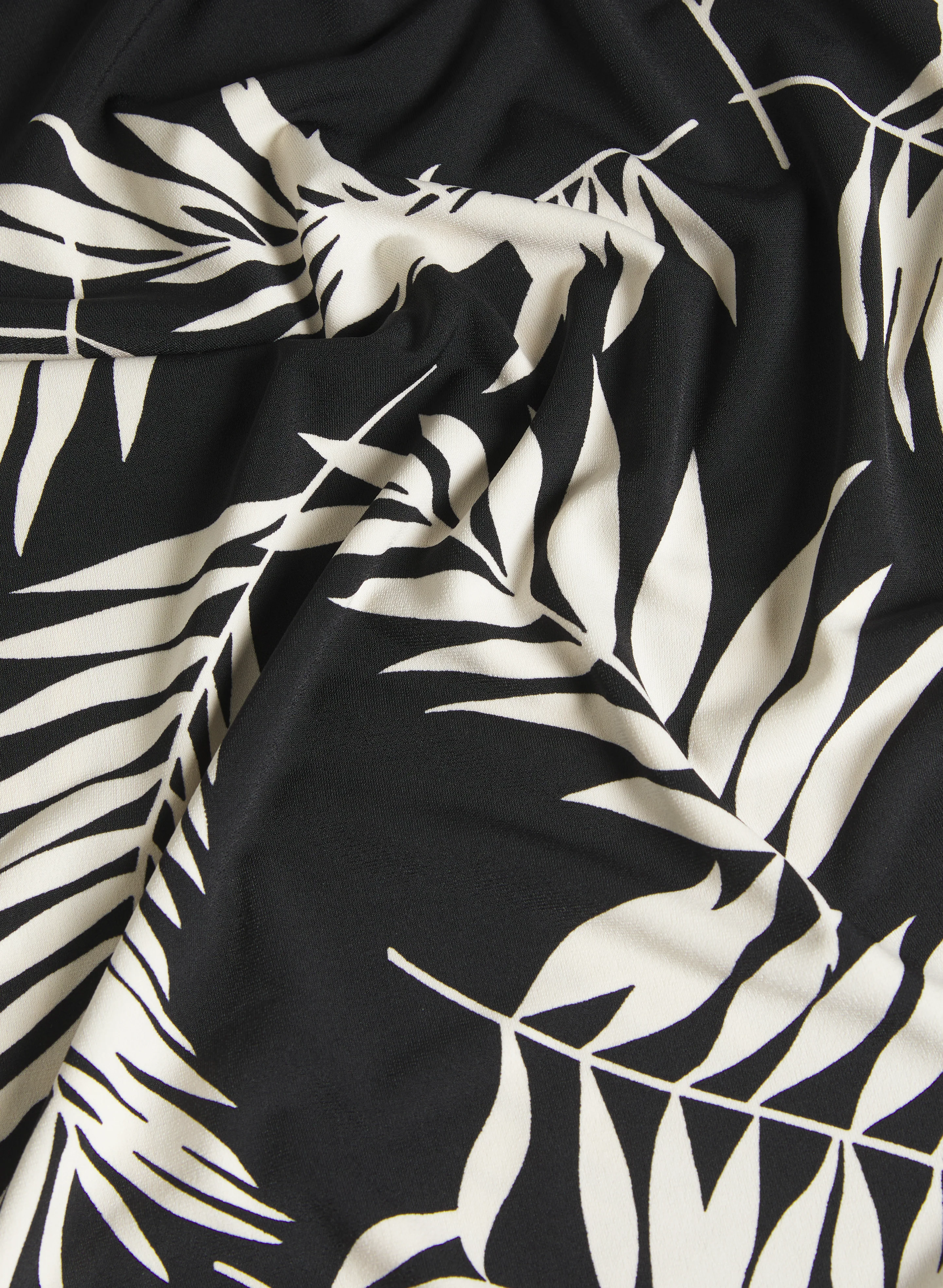 Leaf Print Midi Skirt - Image 7