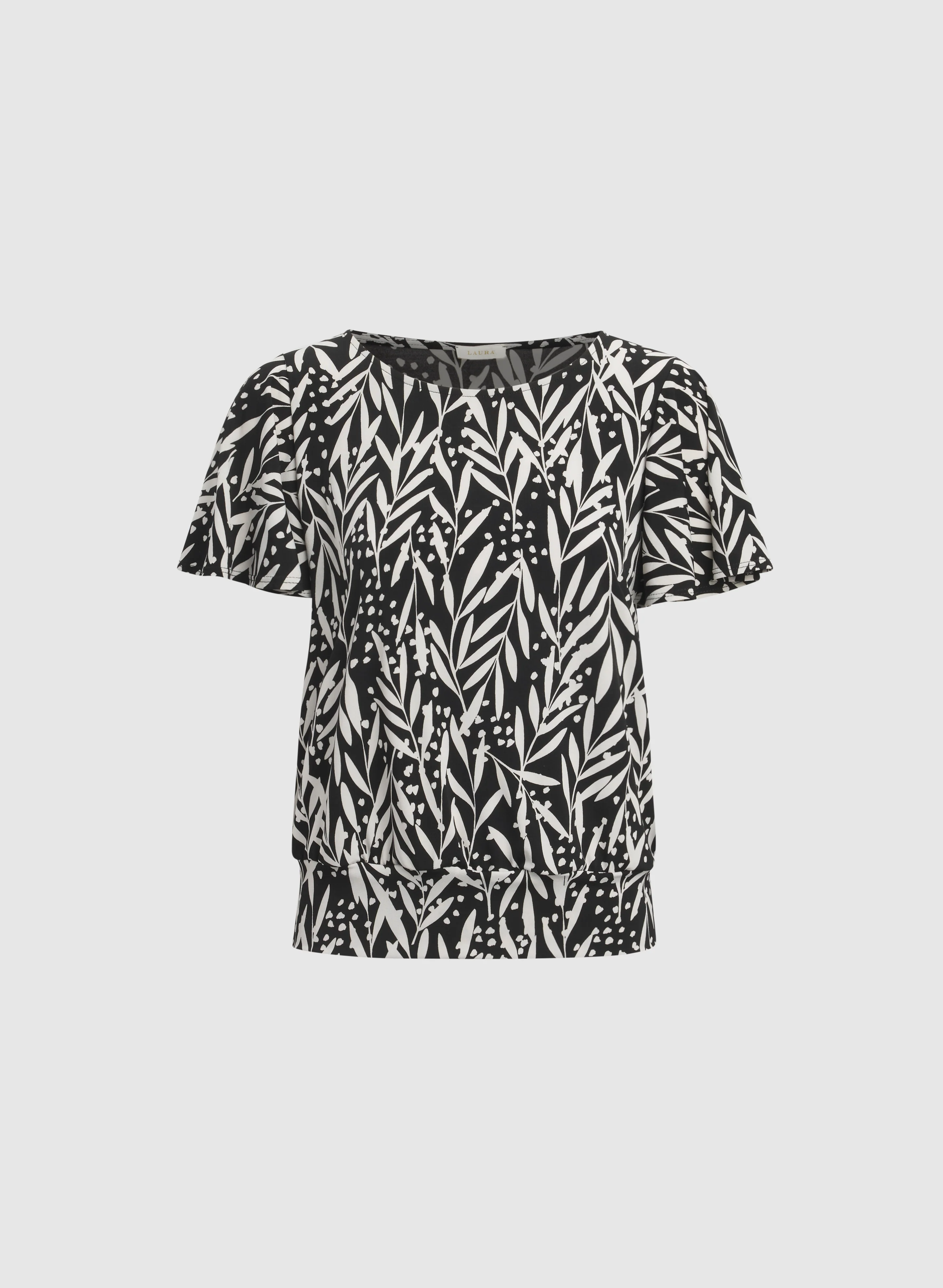 Leaf Print Top - Image 6