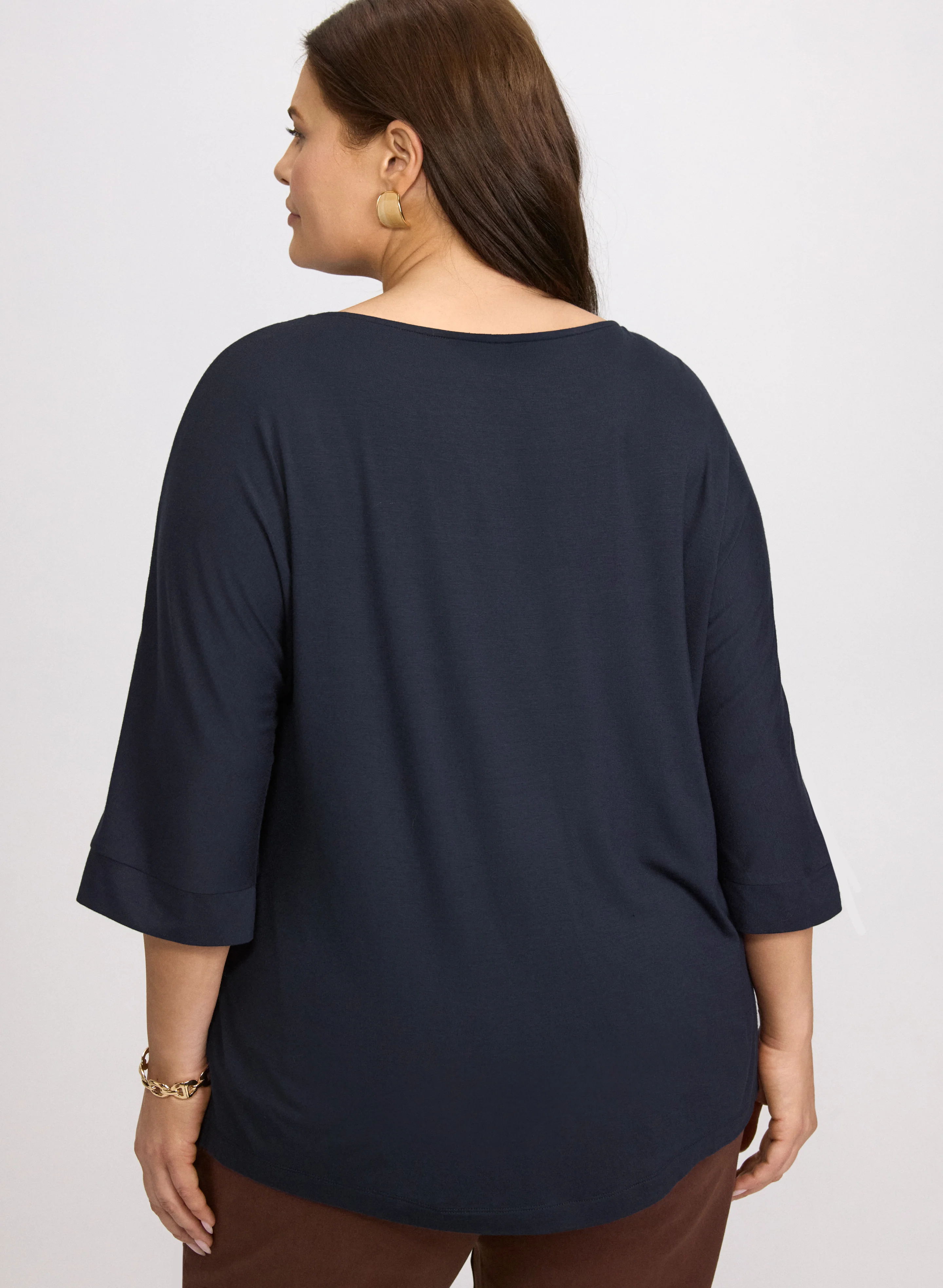 Leaf Print Top - Image 4