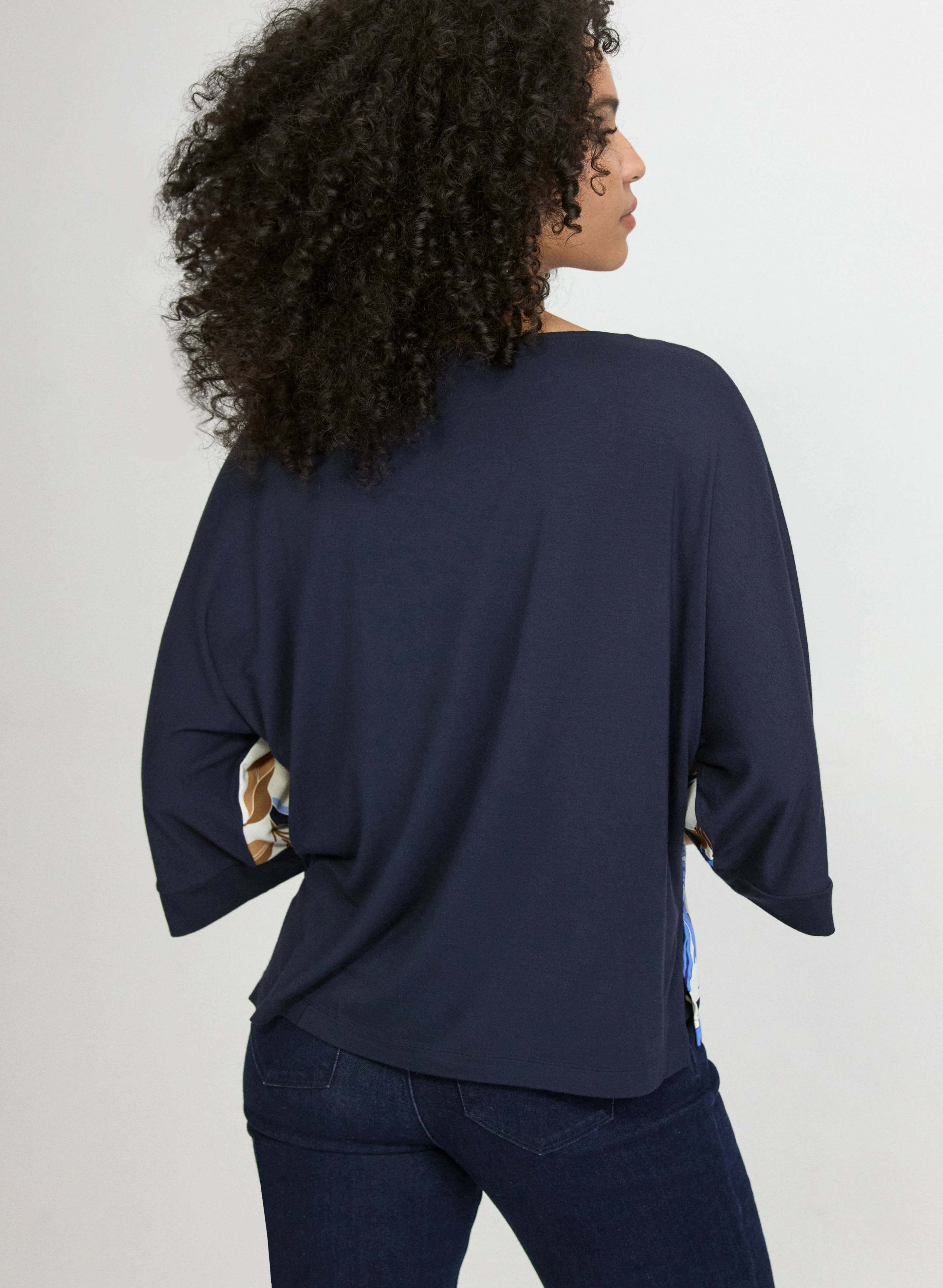 Leaf Print Top - Image 4