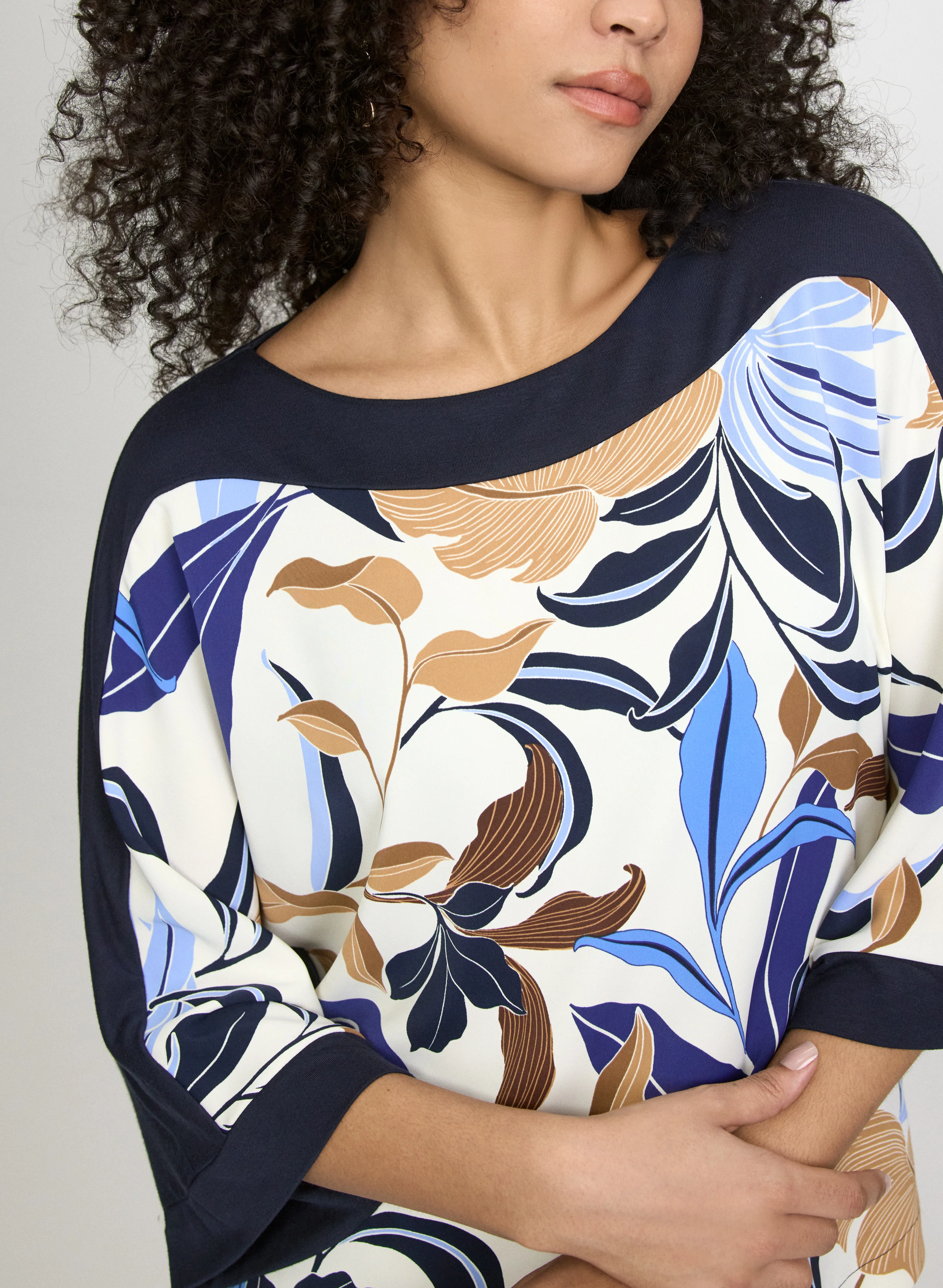 Leaf Print Top - Image 5