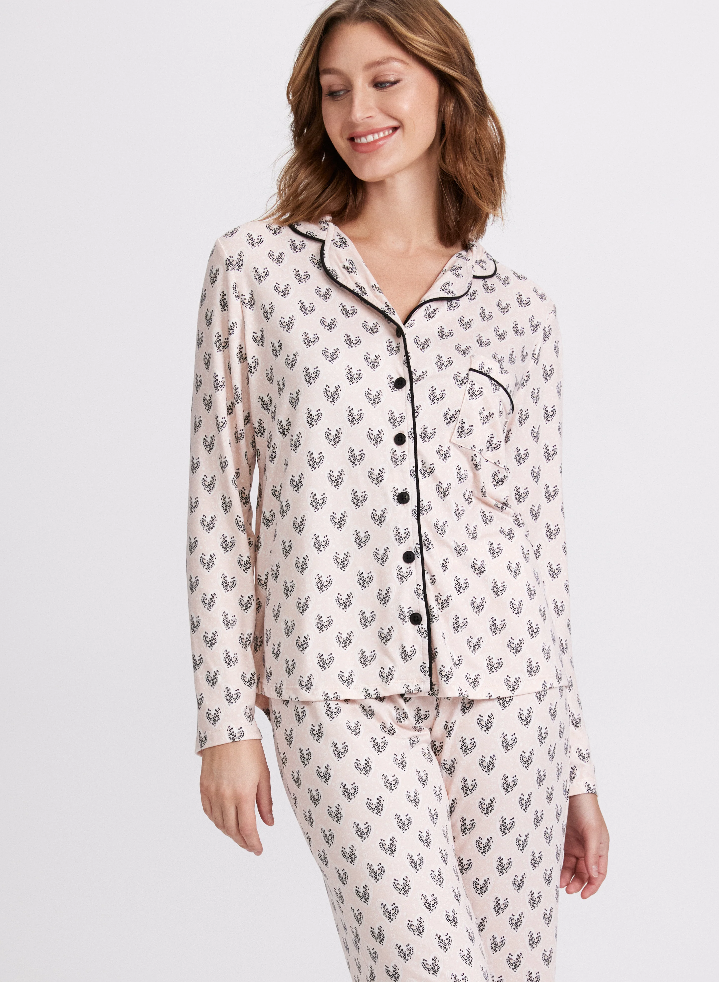 Leopard Heart Pyjama Set - Image 3