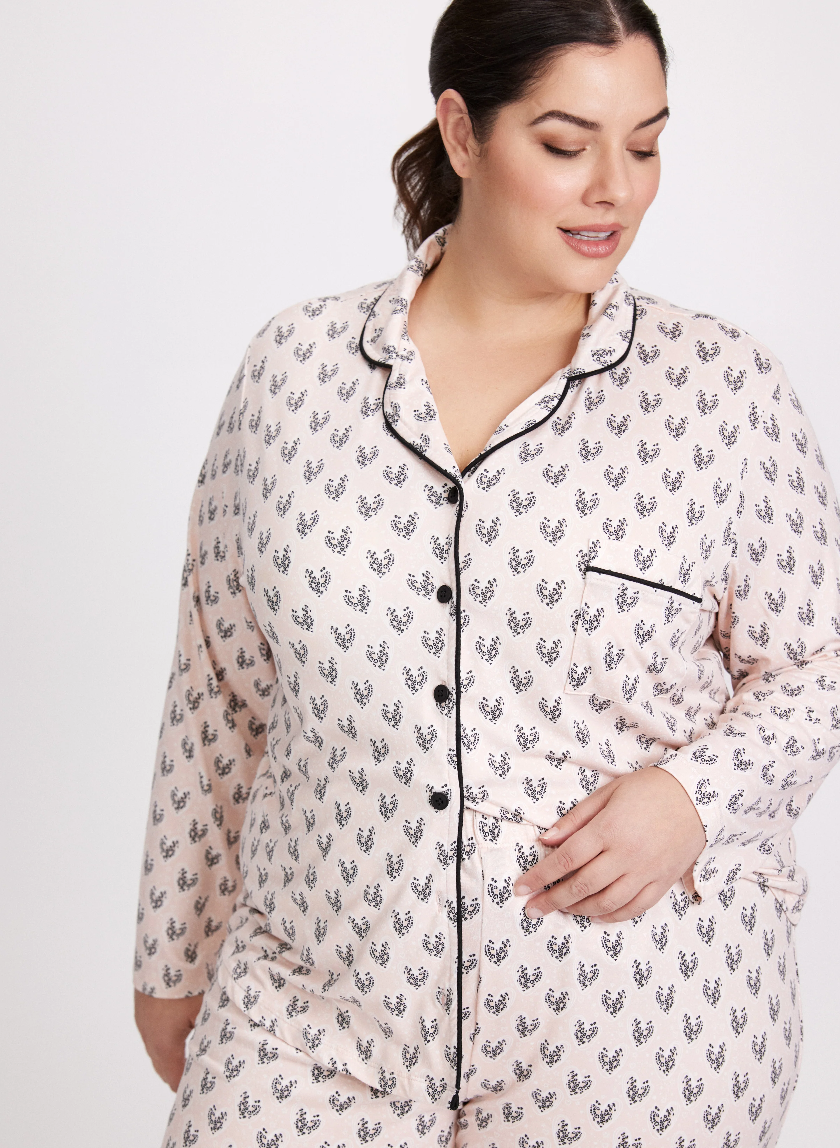 Leopard Heart Pyjama Set - Image 4
