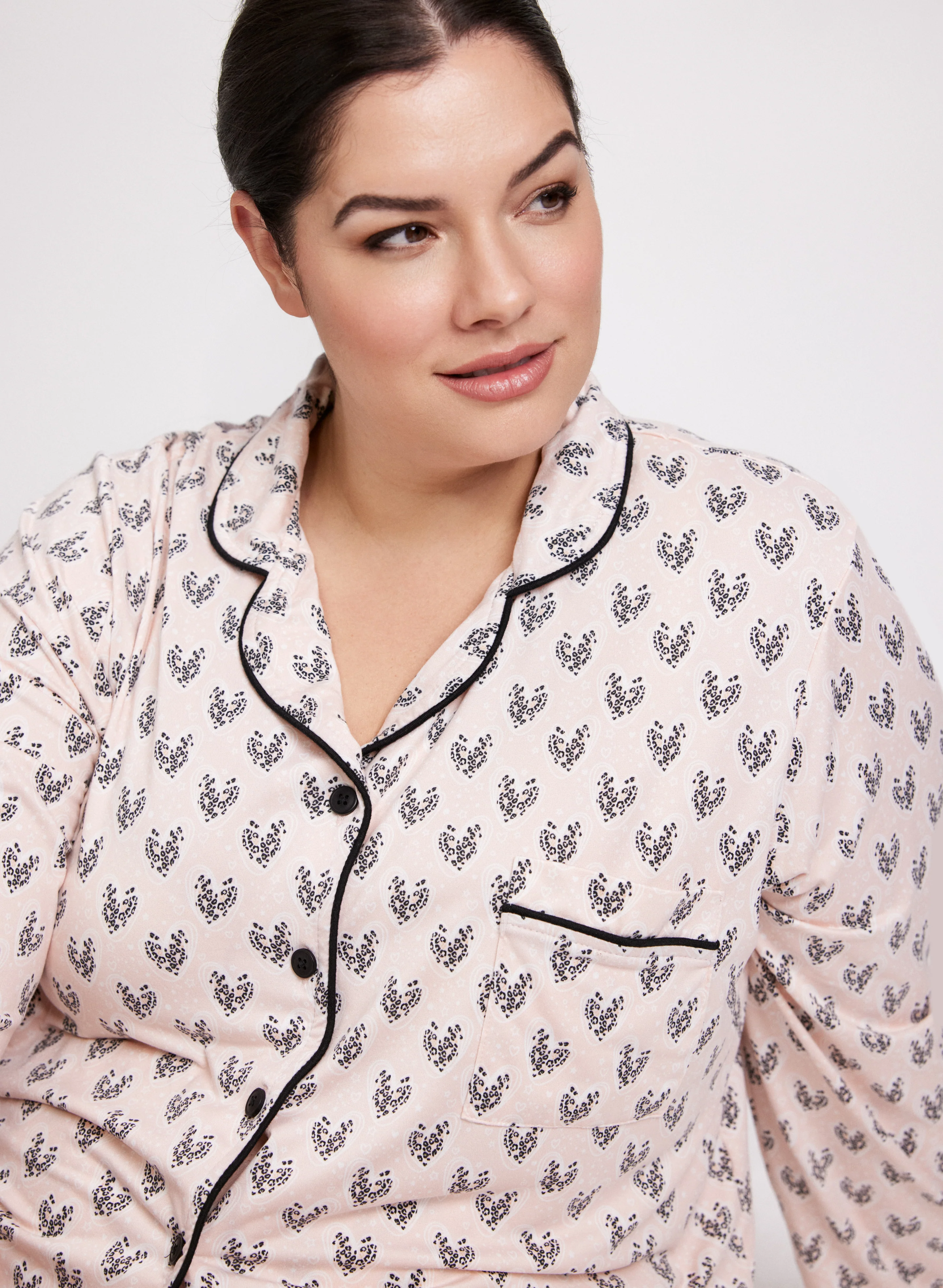 Leopard Heart Pyjama Set - Image 5