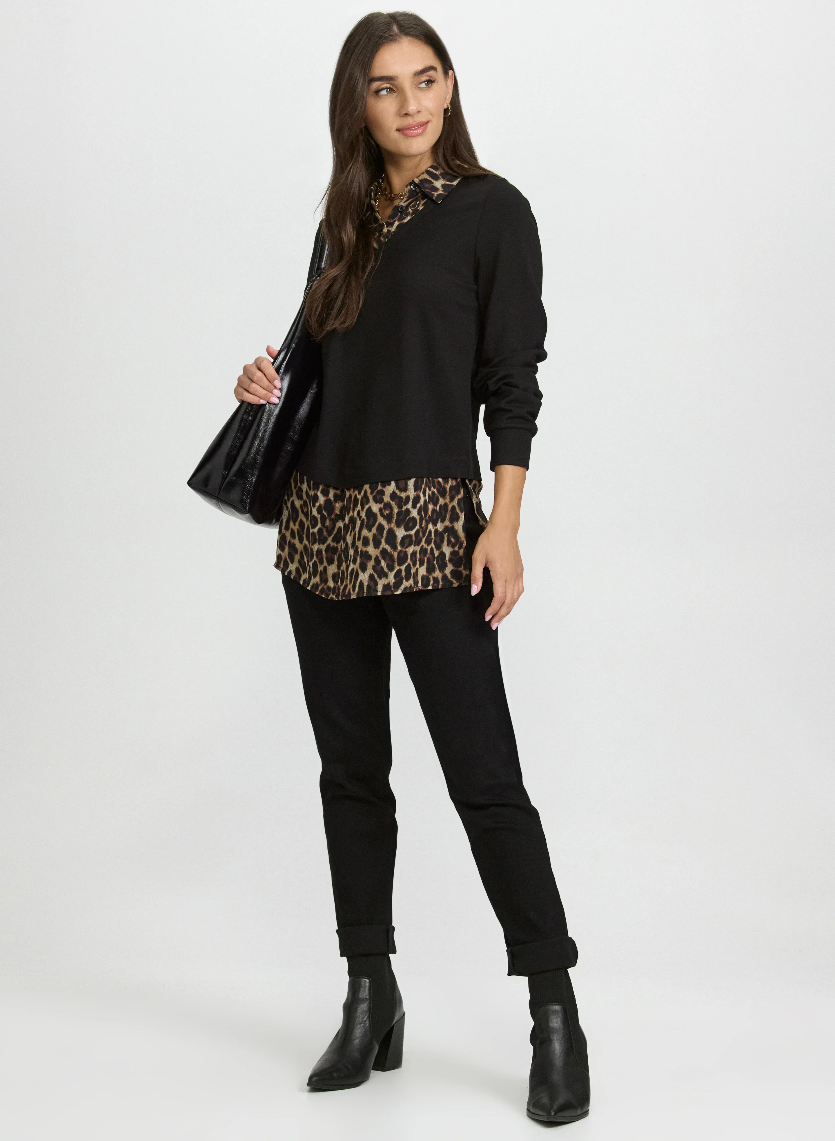 Leopard Illusion Layered Top - Image 3